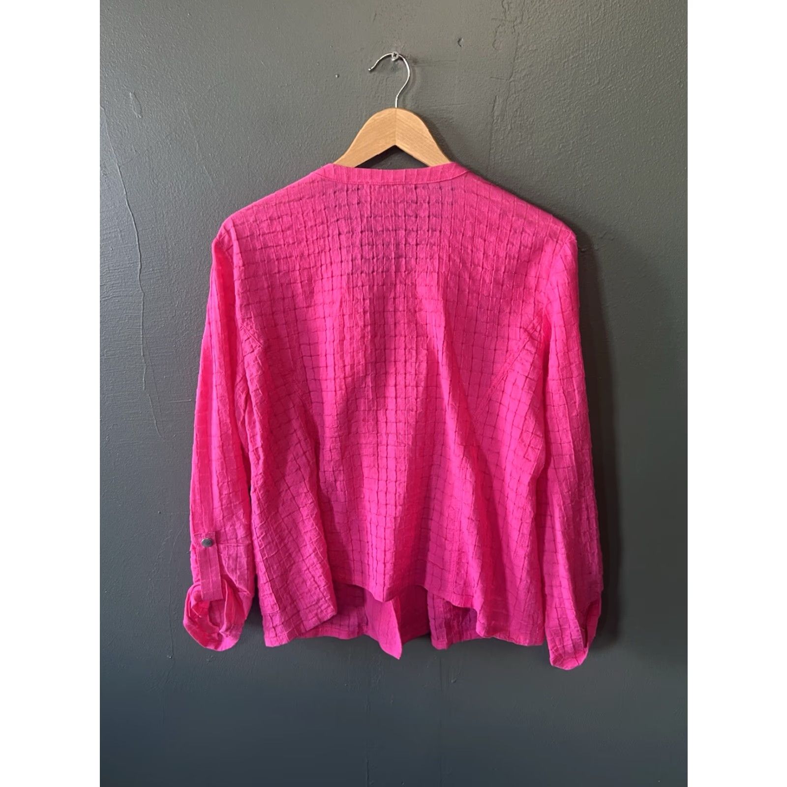 Vintage Chicos Womens Jacket Long Sleeve Full Zip Lightweight Pink Size 2 Size XS / US 0-2 / IT 36-38 - 2 Thumbnail