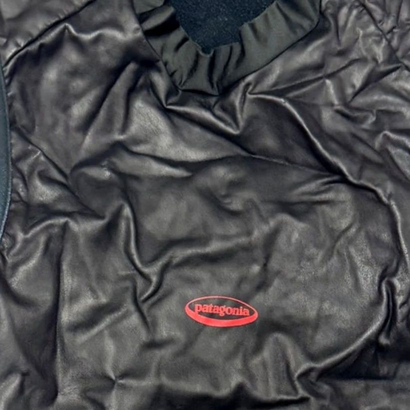 Patagonia VINTAGE Patagonia Black Polyurethane Vest Small Mens Waxed Pullover made In USA Size US S / EU 44-46 / 1 - 3 Thumbnail