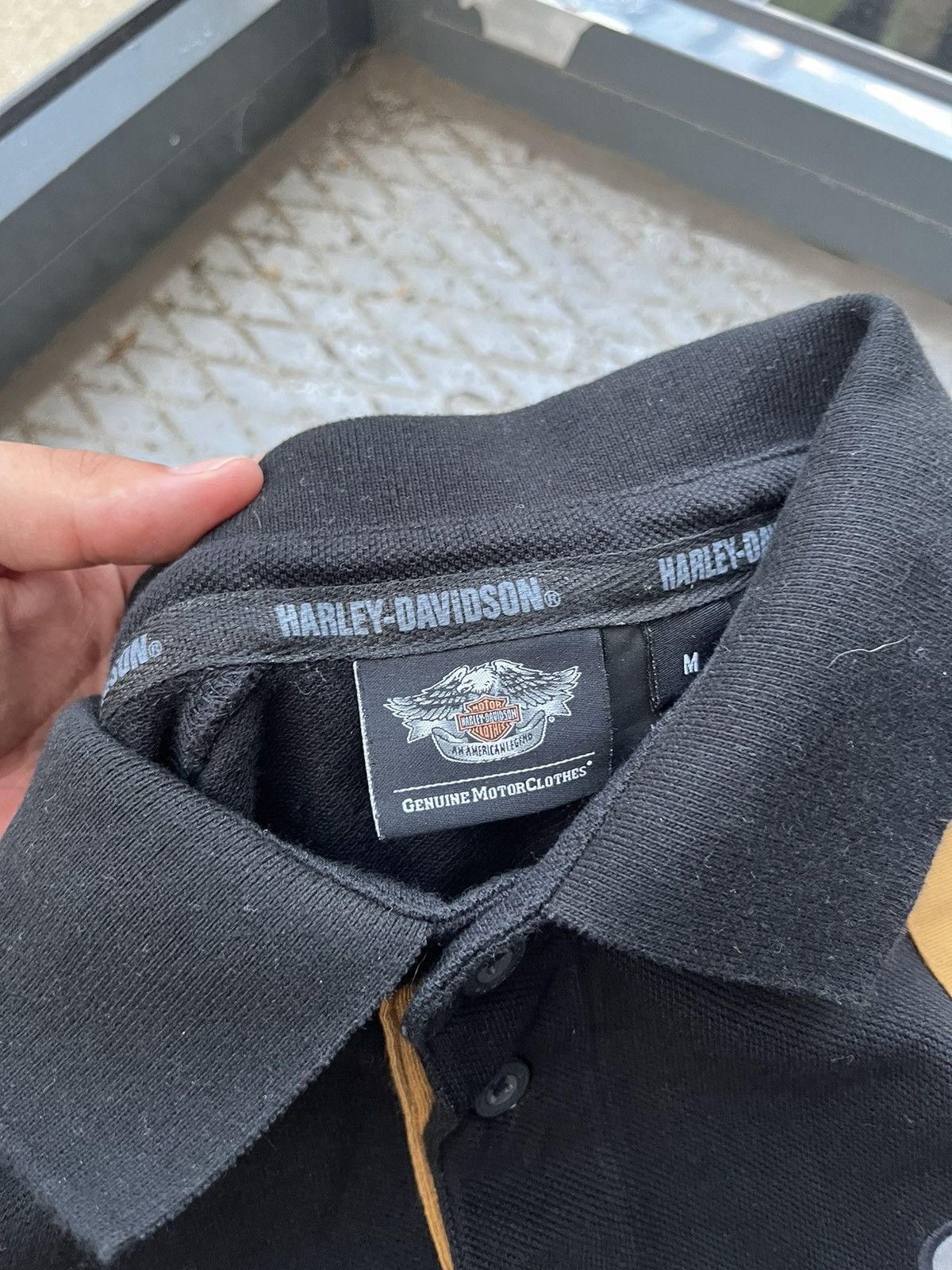 Harley Davidson Polo Harley Davidson vintage big logo Size US M / EU 48-50 / 2 - 5 Thumbnail