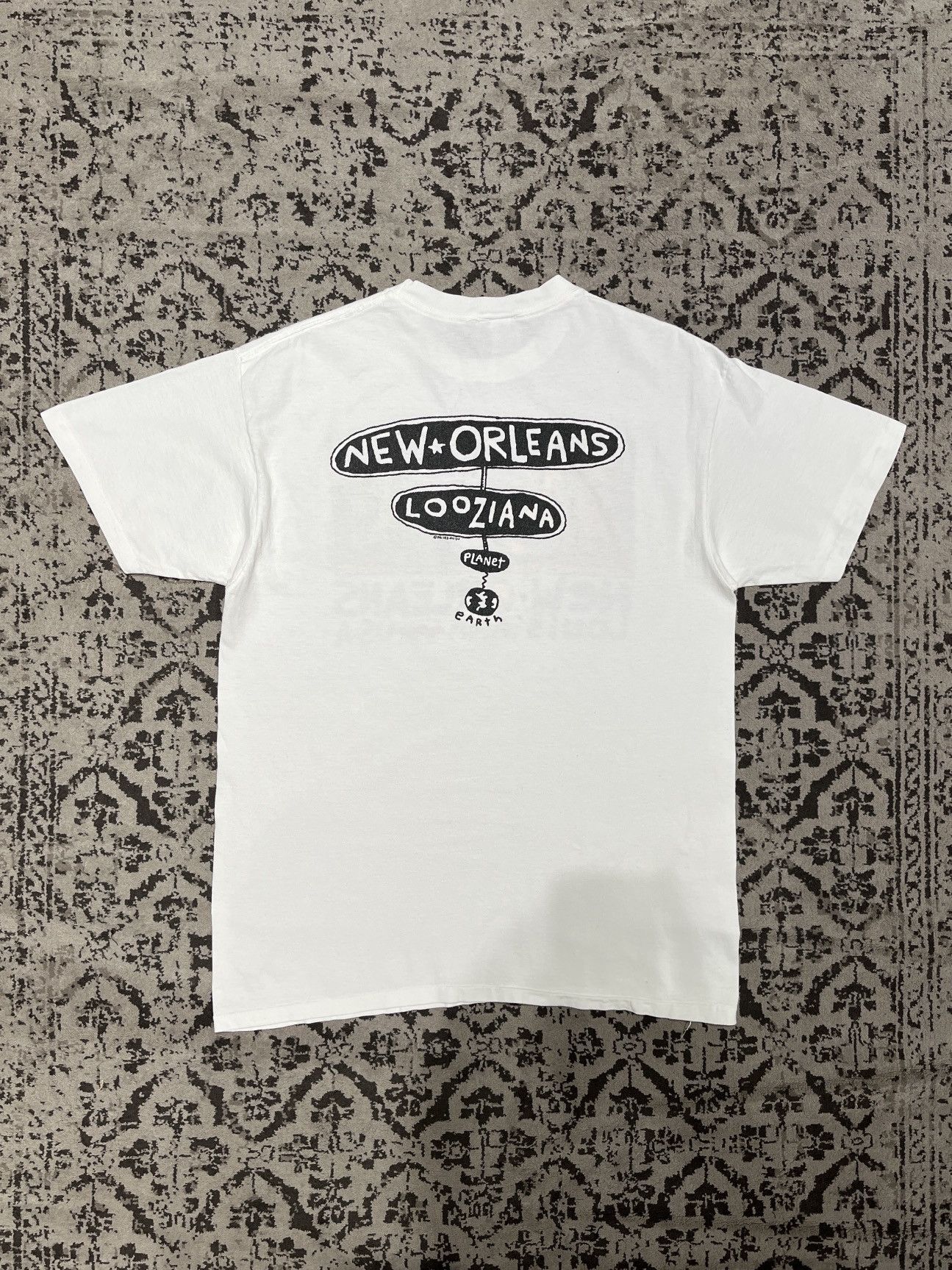 Vintage Vintage 90’s New Orleans Big Head Design Size US XL / EU 56 / 4 - 4 Thumbnail