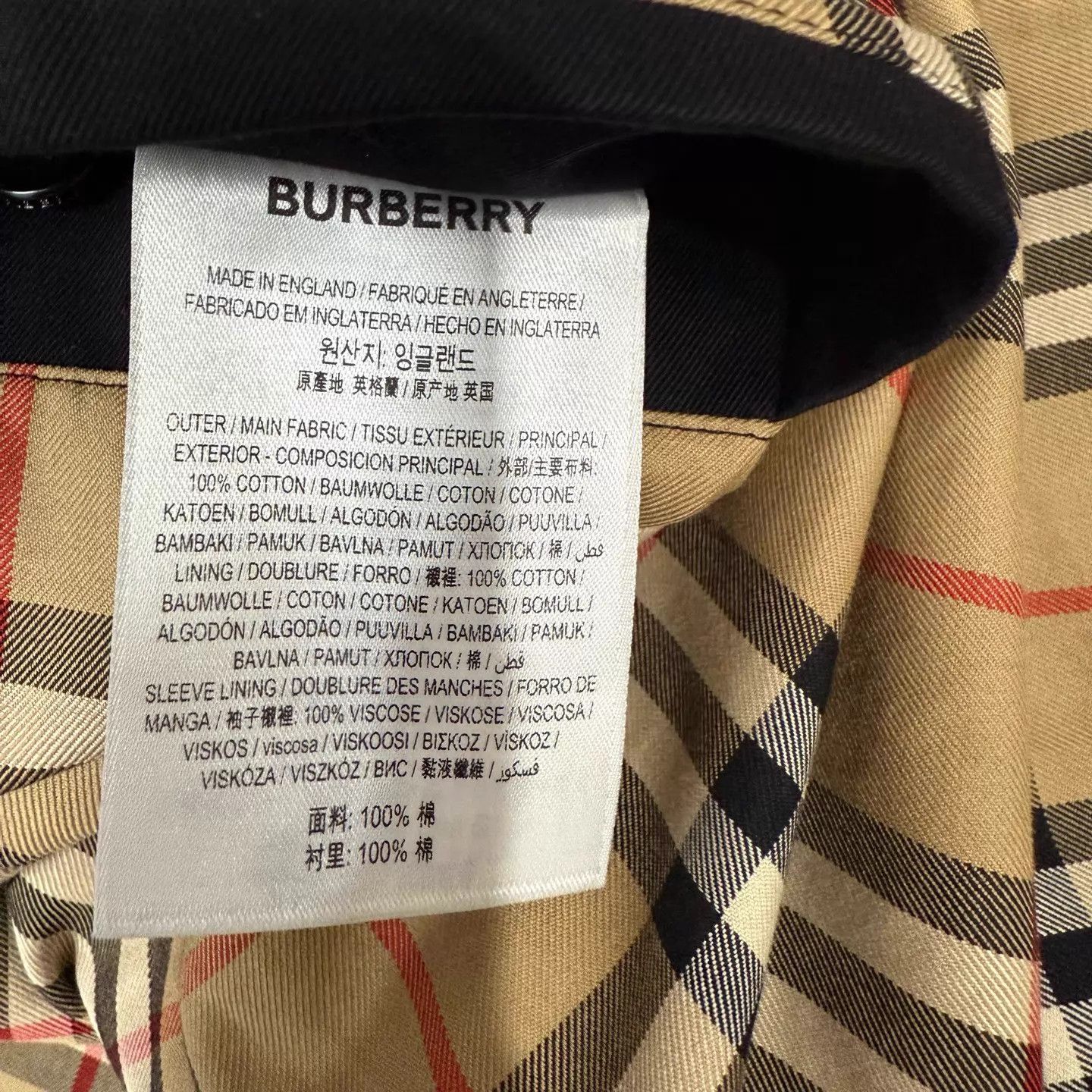 Burberry Burberry Check Embroidered Horseferry M Nylon Trench 54 99N Size US L / EU 52-54 / 3 - 4 Thumbnail