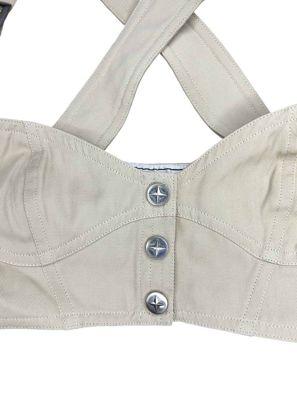 Thierry Mugler 90s Belted Bra Top Size S / US 4 / IT 40 - 6 Thumbnail