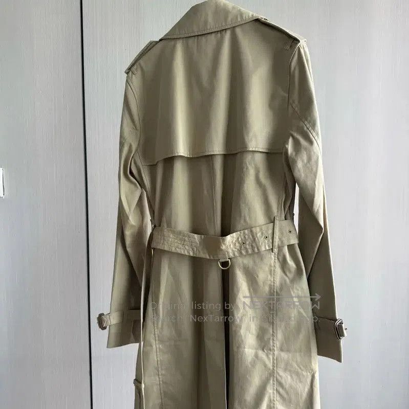 Burberry Burberry Women's Khaki Cotton Trench Coat. Size XXS / US 00 / IT 34 - 2 Thumbnail
