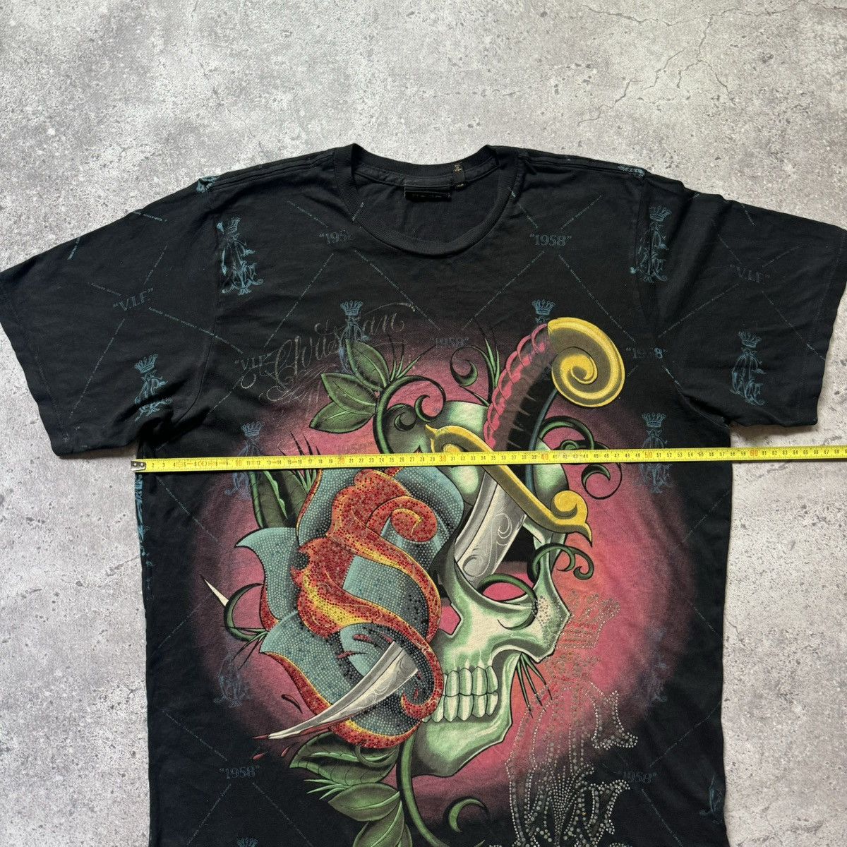 Christian Audigier Ed hardy Christian Audigier T-Shirt Overprint Size US XL / EU 56 / 4 - 15 Thumbnail