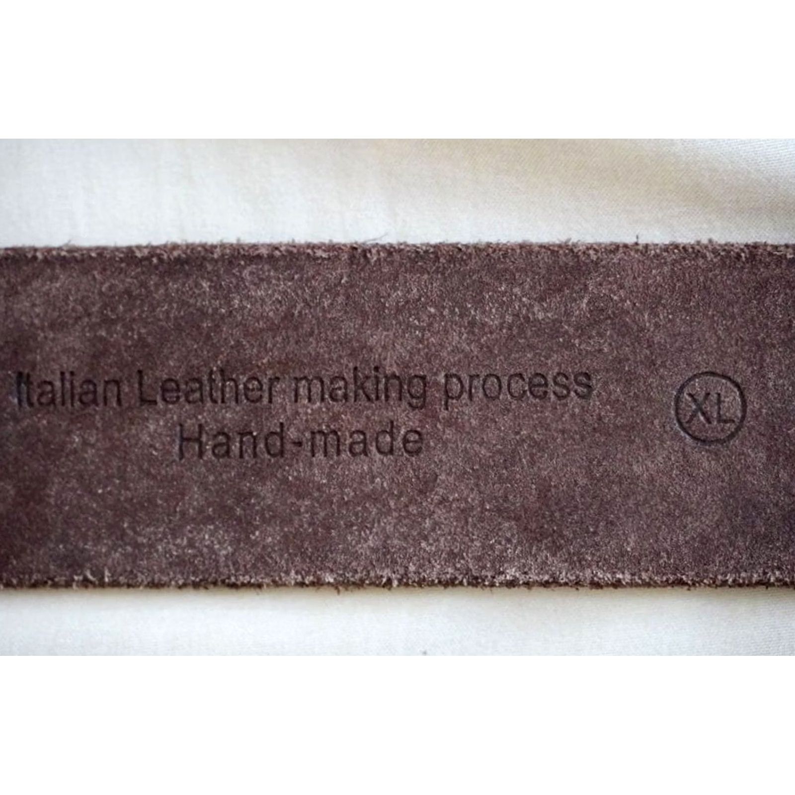 Ralph Lauren RRL RALPH LAUREN LEATHER BELT SIZE XL DARK BROWN VEGETABLE-TANNED COWHIDE USED Size ONE SIZE - 5 Thumbnail