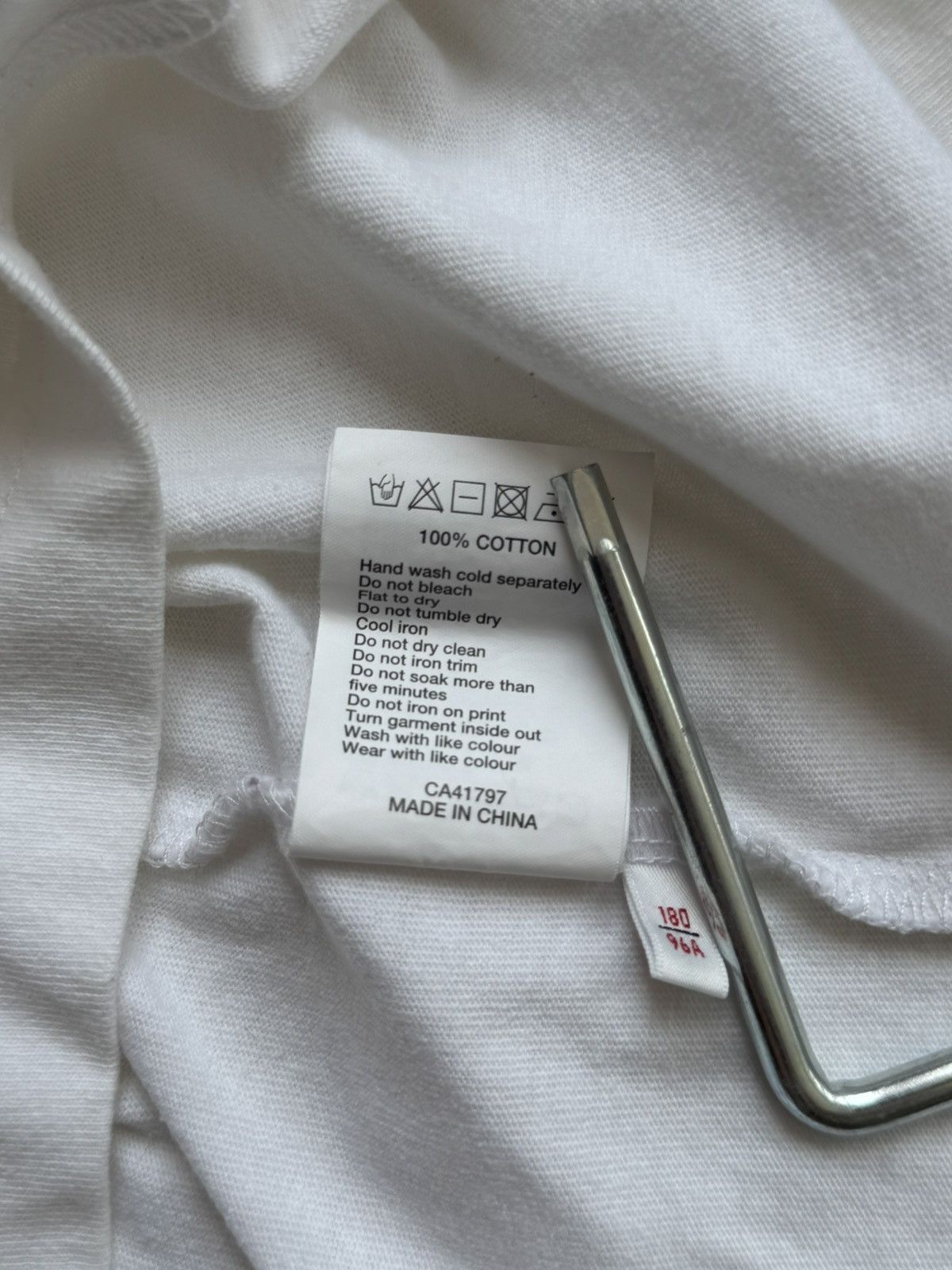 Bape The Bathing Ape Bape White Tee Size US L / EU 52-54 / 3 - 9 Thumbnail