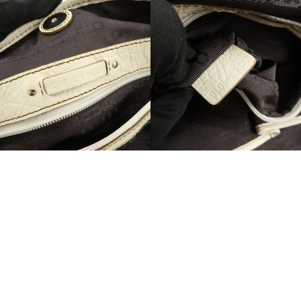 Celine Celine Macadam Canvas & Leather Shoulder Bag Brown Size ONE SIZE - 8 Thumbnail