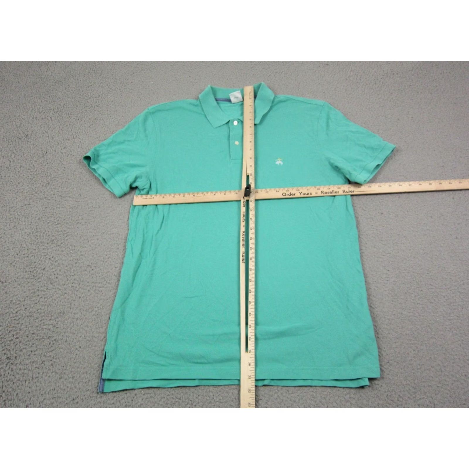 Brooks Brothers Brooks Brothers Polo Shirt Mens XL Green Slim Fit Performance Golf Size US XL / EU 56 / 4 - 5 Thumbnail