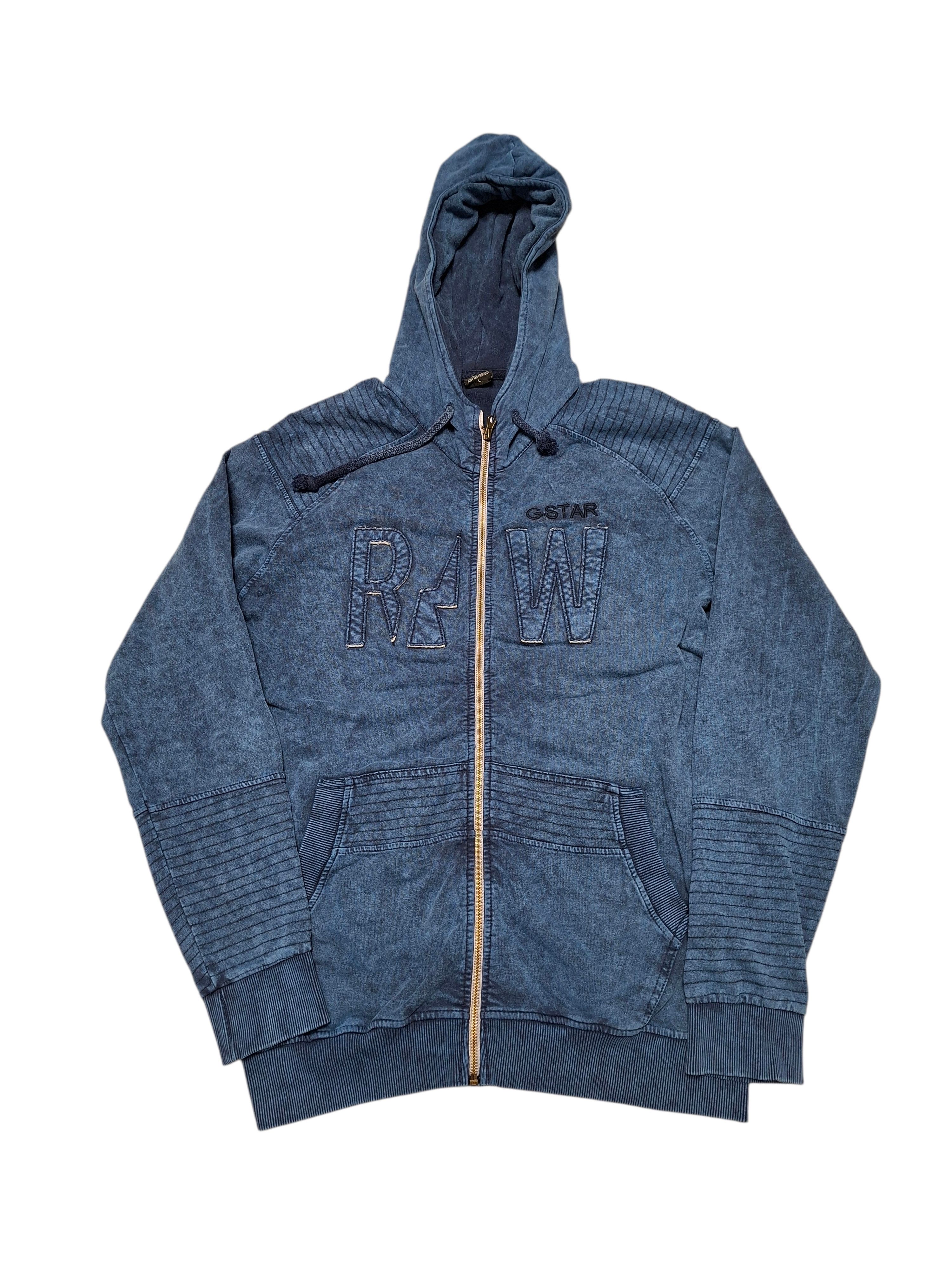 G-Star G STAR RAW VINTAGE AVANT GARDE BIG LOGO ZIP HOODIE Size US L / EU 52-54 / 3 - 1 Thumbnail