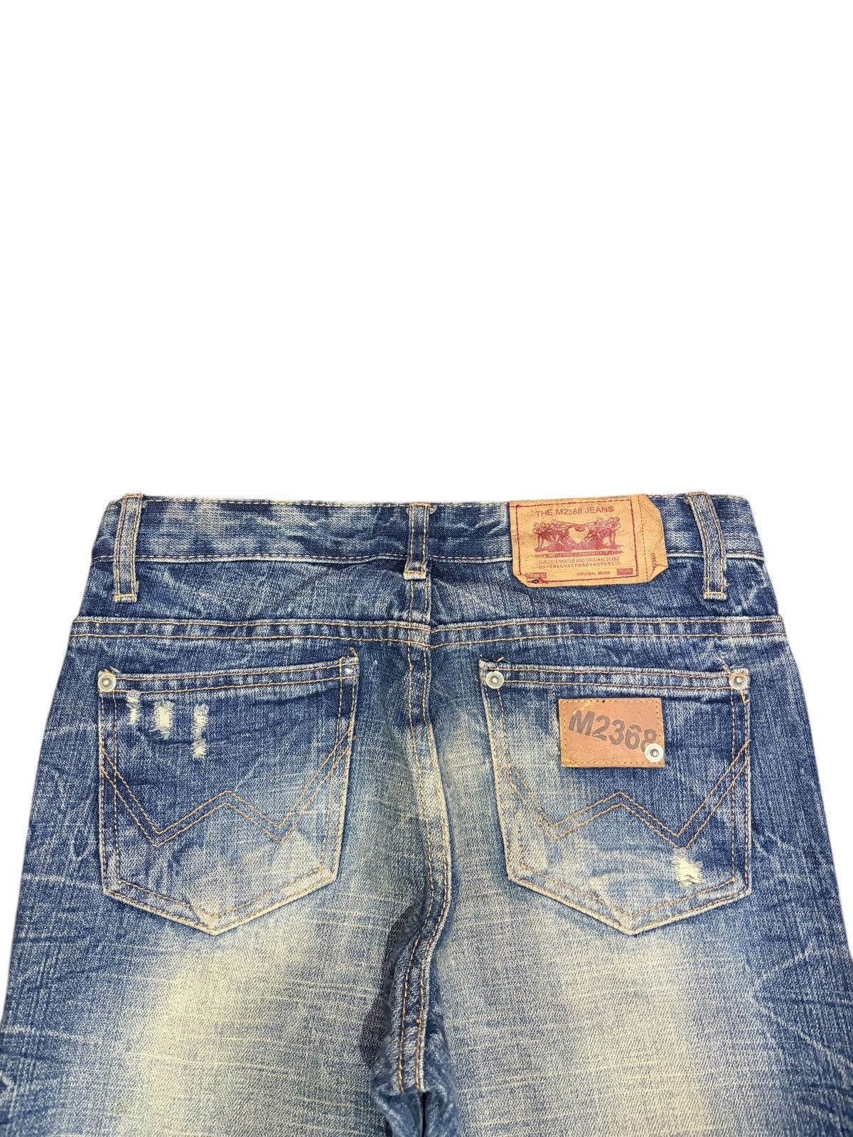 Diesel Vintage Japanese Brand Rusty Wash Distressed Flare Jeans Size 28" / US 6 / IT 42 - 4 Thumbnail