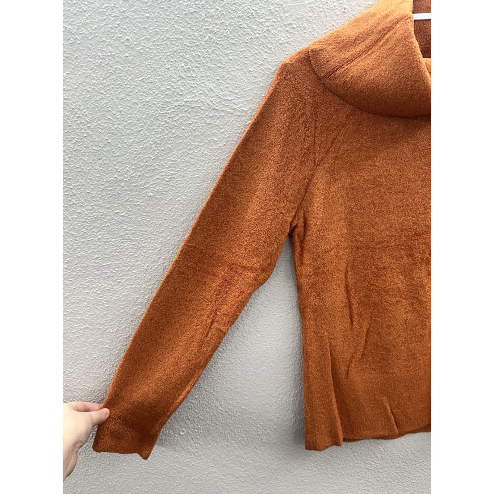 Jim Thompson Norm Thompson Womens Sweater XL Orange Long Sleeve Turtleneck Pullover All Seasons Casual 90s Womens Size XL / US 12-14 / IT 48-50 - 2 Thumbnail