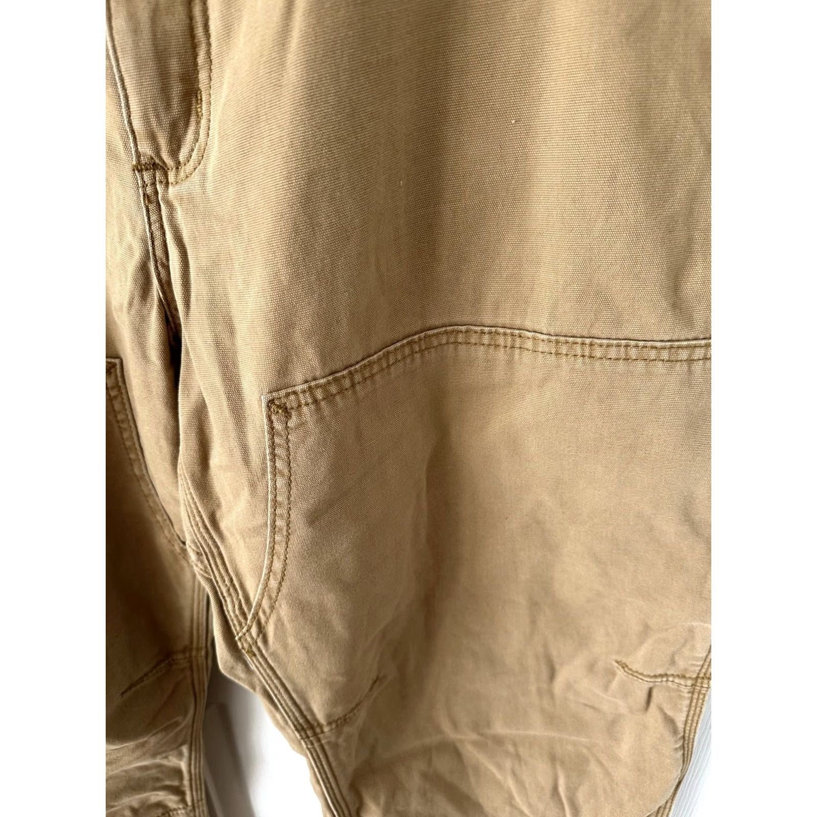Carhartt VINTAGE Carhartt Double Knee Duck Work Pants Relaxed Fit 40 x 30 Beige RARE Mens Carhartt Pants Carpenter Workwear Size US 40 / EU 56 - 5 Thumbnail