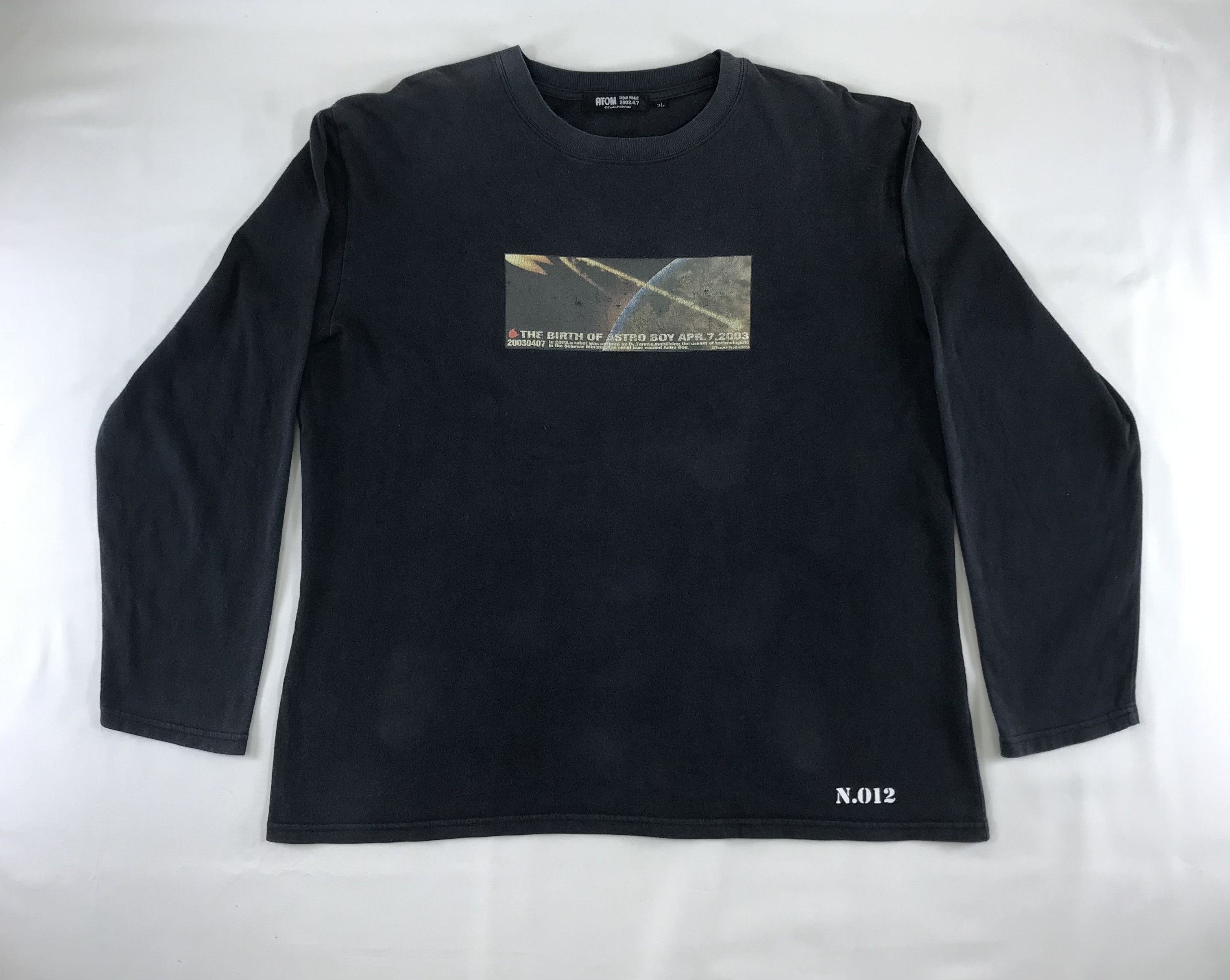 Anime Vintage Astro Boy Long Sleeve T Shirt Size US XL / EU 56 / 4 - 1 Thumbnail