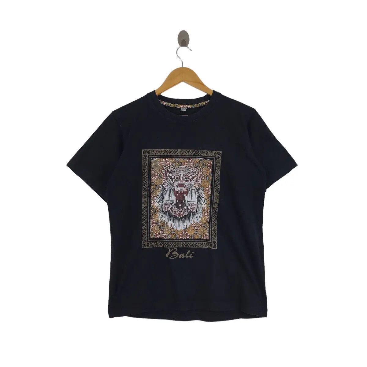 Vintage Vtg BALI PRIMITIVE DESIGN Hand Made Indonesia Art Tee Shirt Size US S / EU 44-46 / 1 - 1 Thumbnail