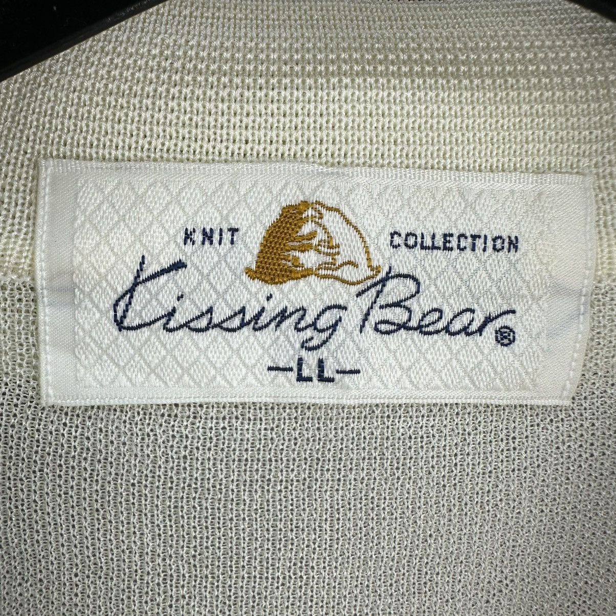 Japanese Brand Vintage 90's Kissing Bear Polo Knit Shirt Button up Size US S / EU 44-46 / 1 - 13 Thumbnail