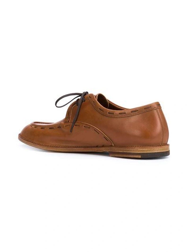 Armando Cabral Armando Cabral Brown Leather Leonard Derby Shoes Size US 12 / EU 45 - 4 Thumbnail