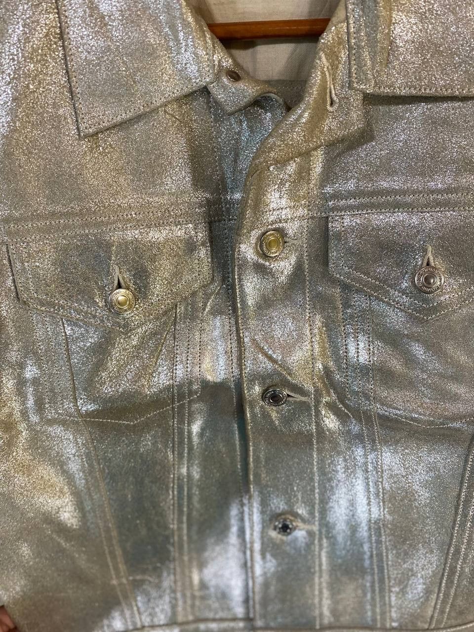 CABANE de ZUCCa maiden voyage cabane de zucca glitter leather jacket Size US S / EU 44-46 / 1 - 3 Thumbnail