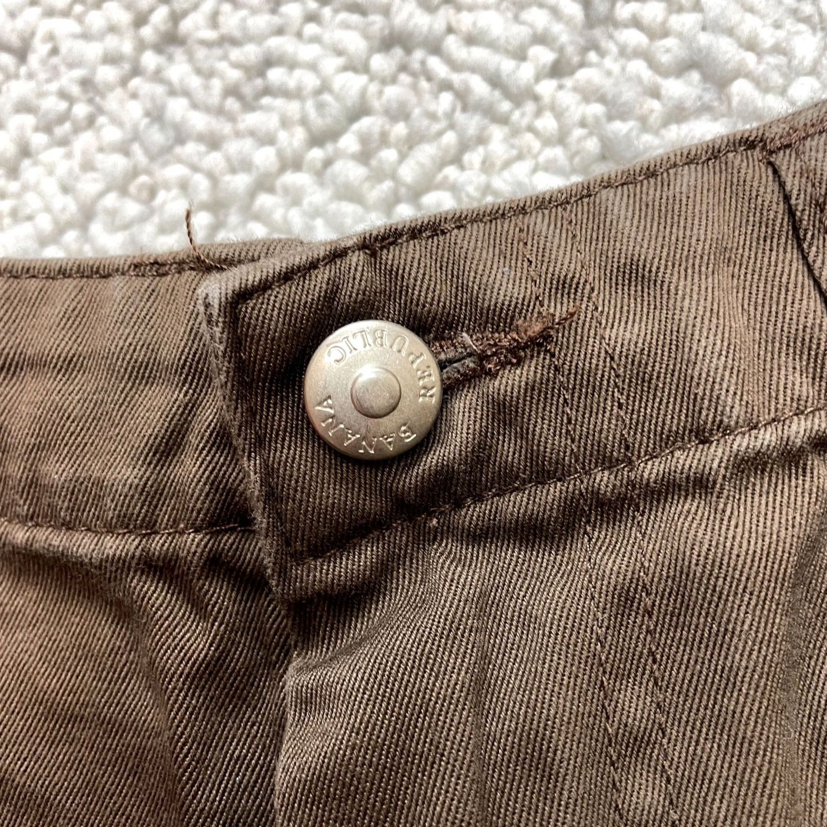 Banana Republic Banana Republic Shorts Womens 14 Brown Chino Bermuda Cotton Pockets 32x5 Solid Size 36" / US 14 / IT 50 - 2 Thumbnail