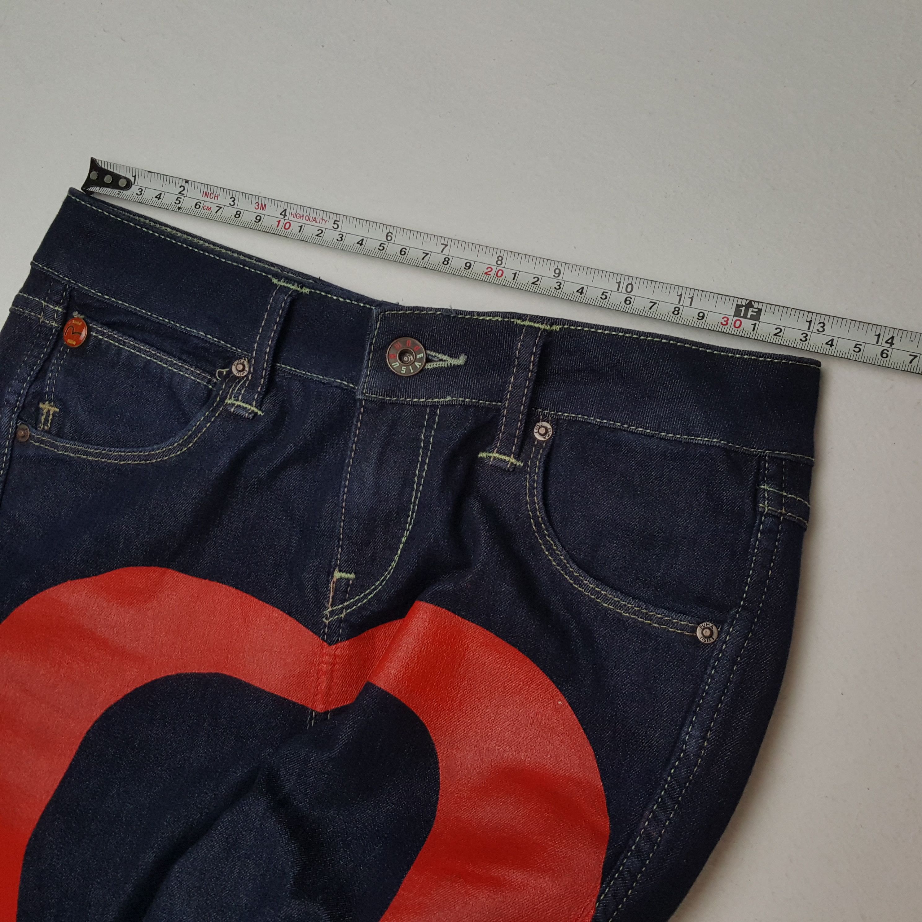 Evisu × Puma × Vintage EVISU x PUMA Jeans Japanese Brand Custom Daicock Size 26" / US 2 / IT 38 - 7 Thumbnail