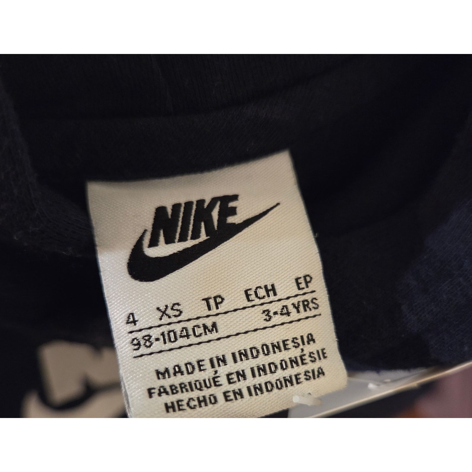 Nike Nike Kids Dark Blue Pullover Hoodie - Size XS (4 Yrs) Size US XS / EU 42 / 0 - 5 Thumbnail