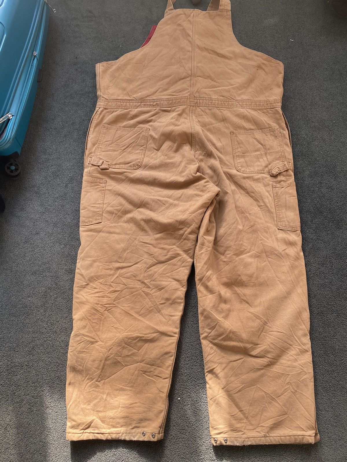 Carhartt × Vintage VINTAGE 1996 CARHARTT LINNED BIBOVERALL Size US 44 / EU 60 - 2 Thumbnail