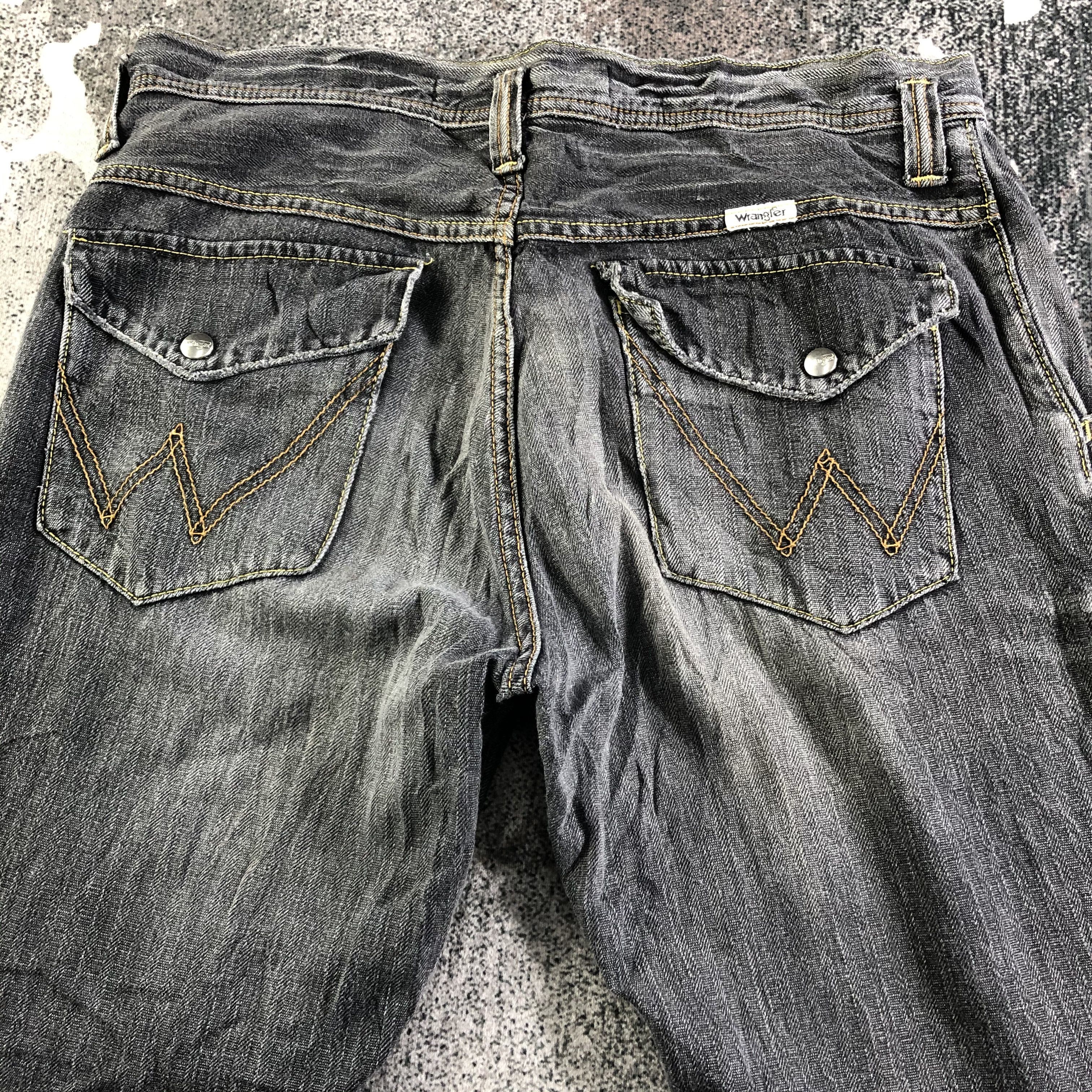 Vintage Vintage Wrangler Jeans Faded Black Denim KJ3009 Size US 36 / EU 52 - 4 Thumbnail
