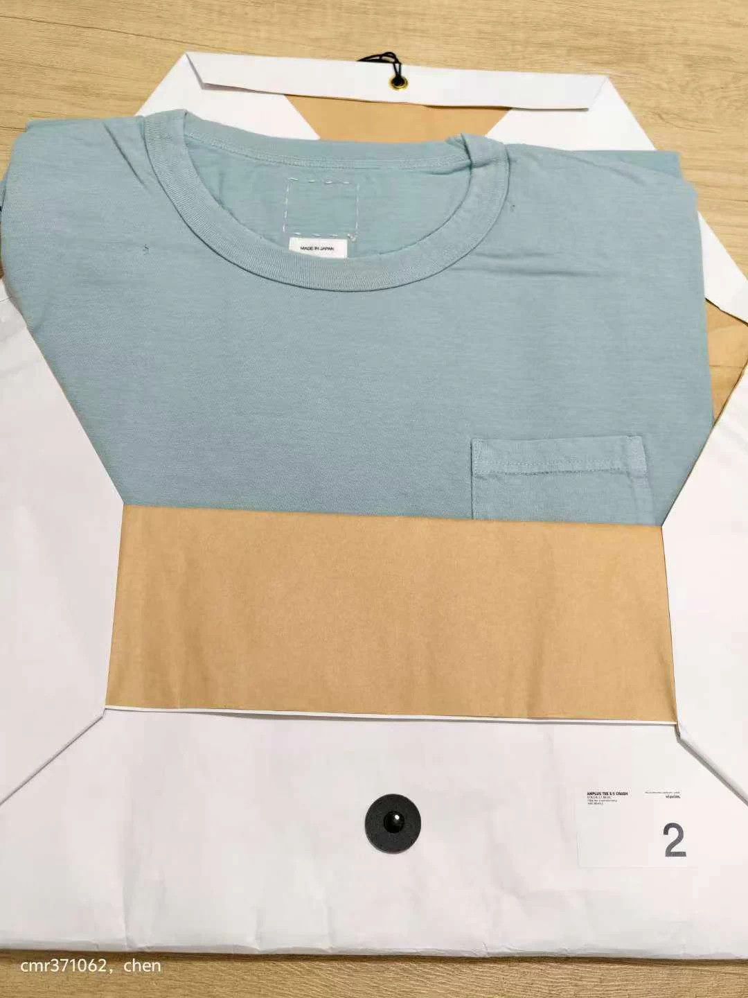 Visvim VISVIM 22SS AMPLUS TEE S/S CRASH lt blue 2 damaged Size US M / EU 48-50 / 2 - 7 Thumbnail