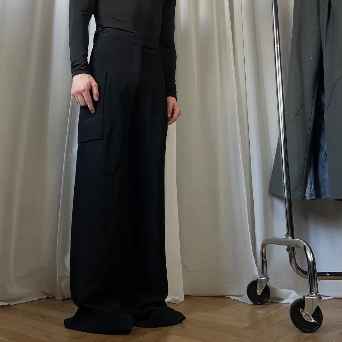 Balenciaga Balenciaga Wide Stealth Cargo Trousers - SS16 Size US 29 - 2 Thumbnail