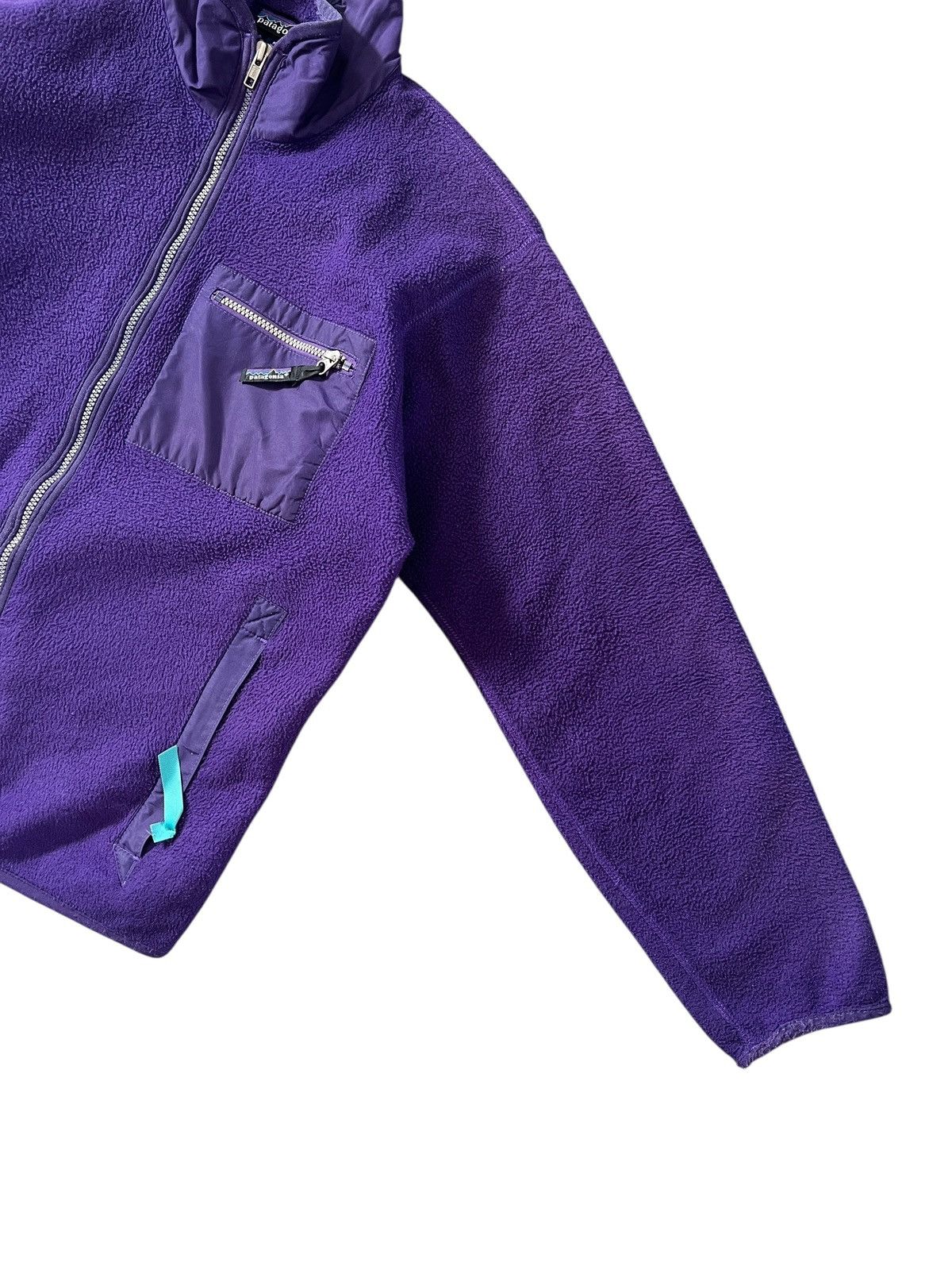 Patagonia Vintage 90s Patagonia Fleece Jacket OG Purple Size US M / EU 48-50 / 2 - 3 Thumbnail
