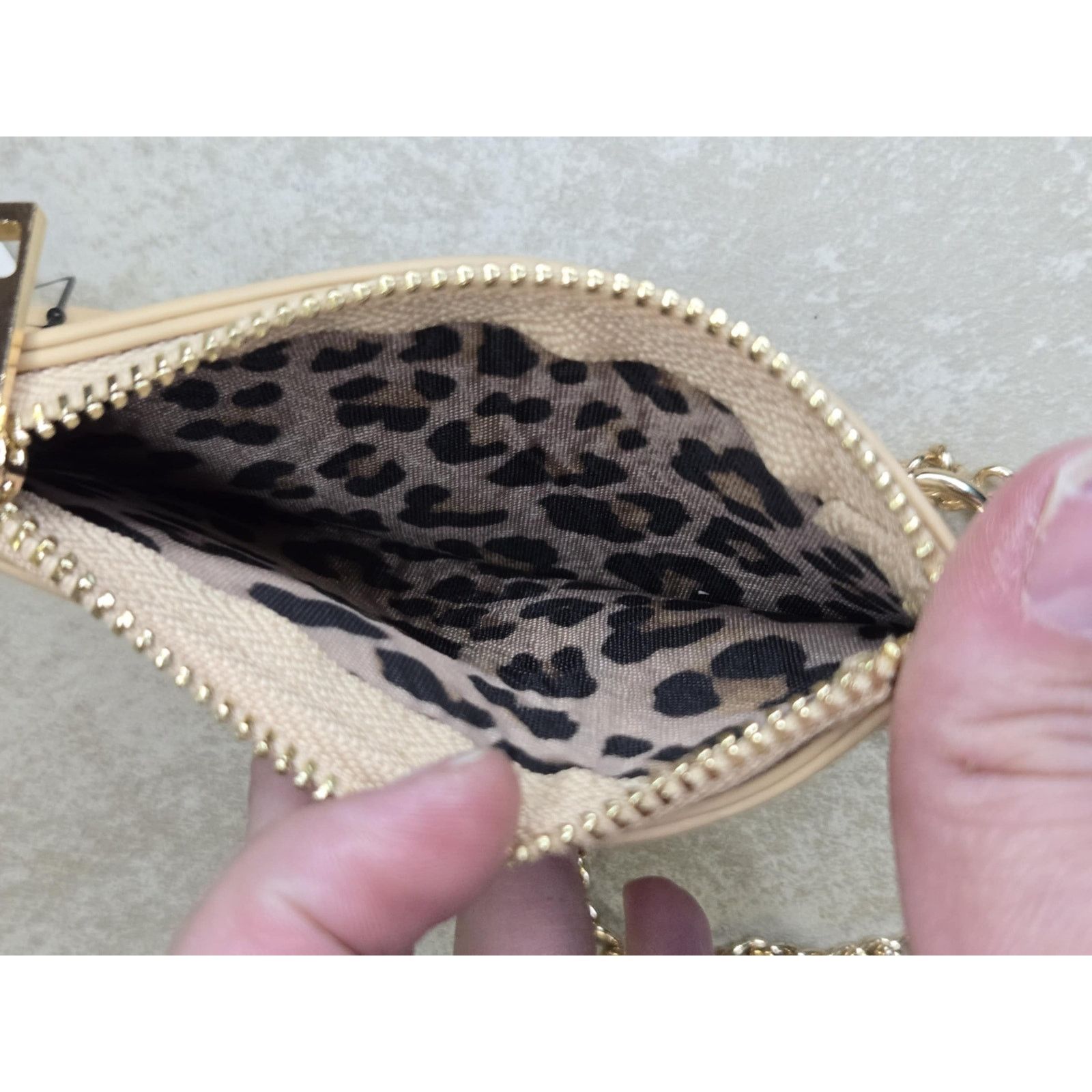 Chicos Chicos chain leopard lanyard badge holder zipper closure Size ONE SIZE - 3 Thumbnail
