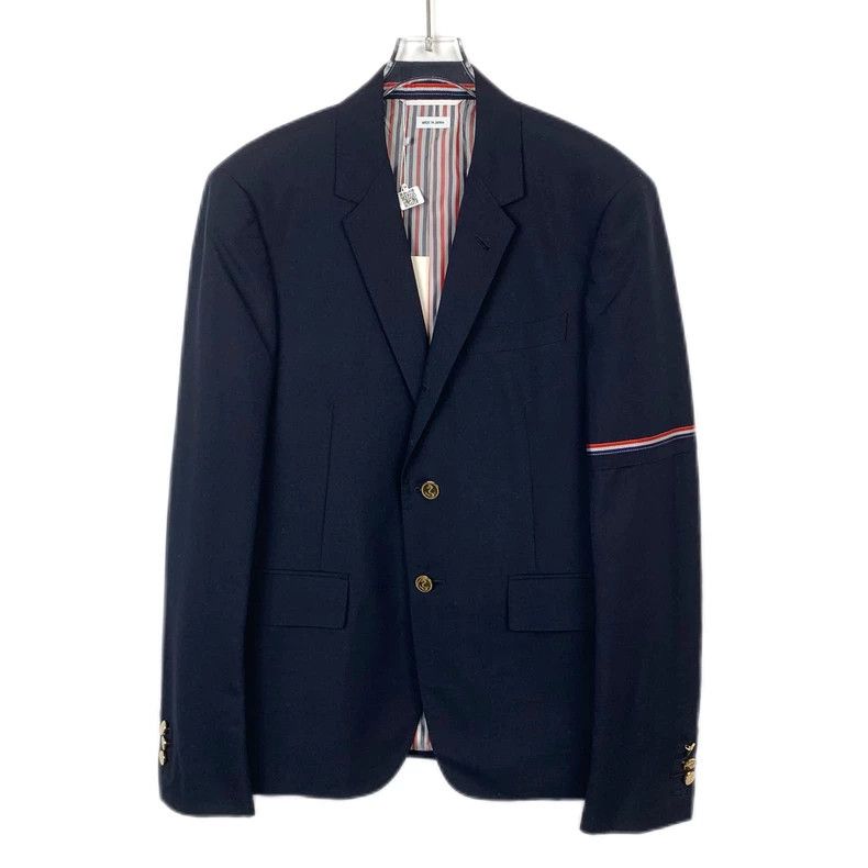 Thom Browne Thom Browne Navy One Sleeve Suit Jacket - dmc Size US L / EU 52-54 / 3 - 1 Thumbnail
