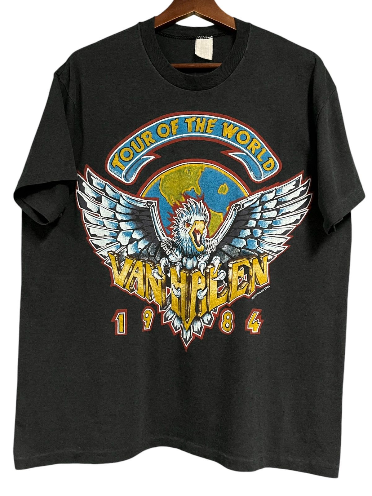Band Tees × Vintage Vintage Van Halen 80s t shirt 1984 | Grailed