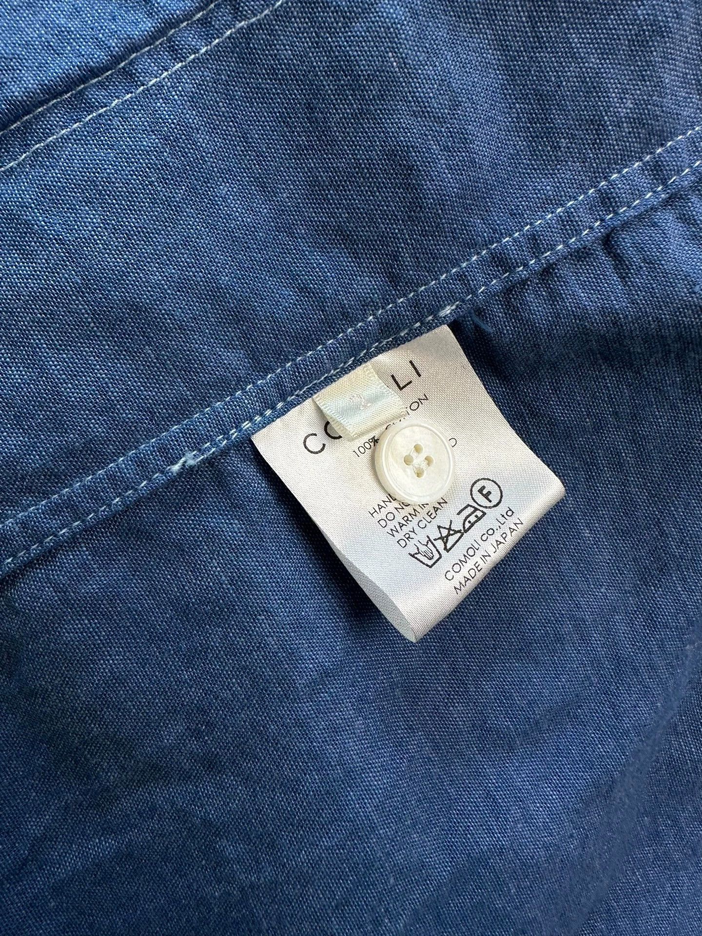 Other COMOLI Hand Dyed Indigo Washed Cotton Jacket Size US M / EU 48-50 / 2 - 4 Thumbnail