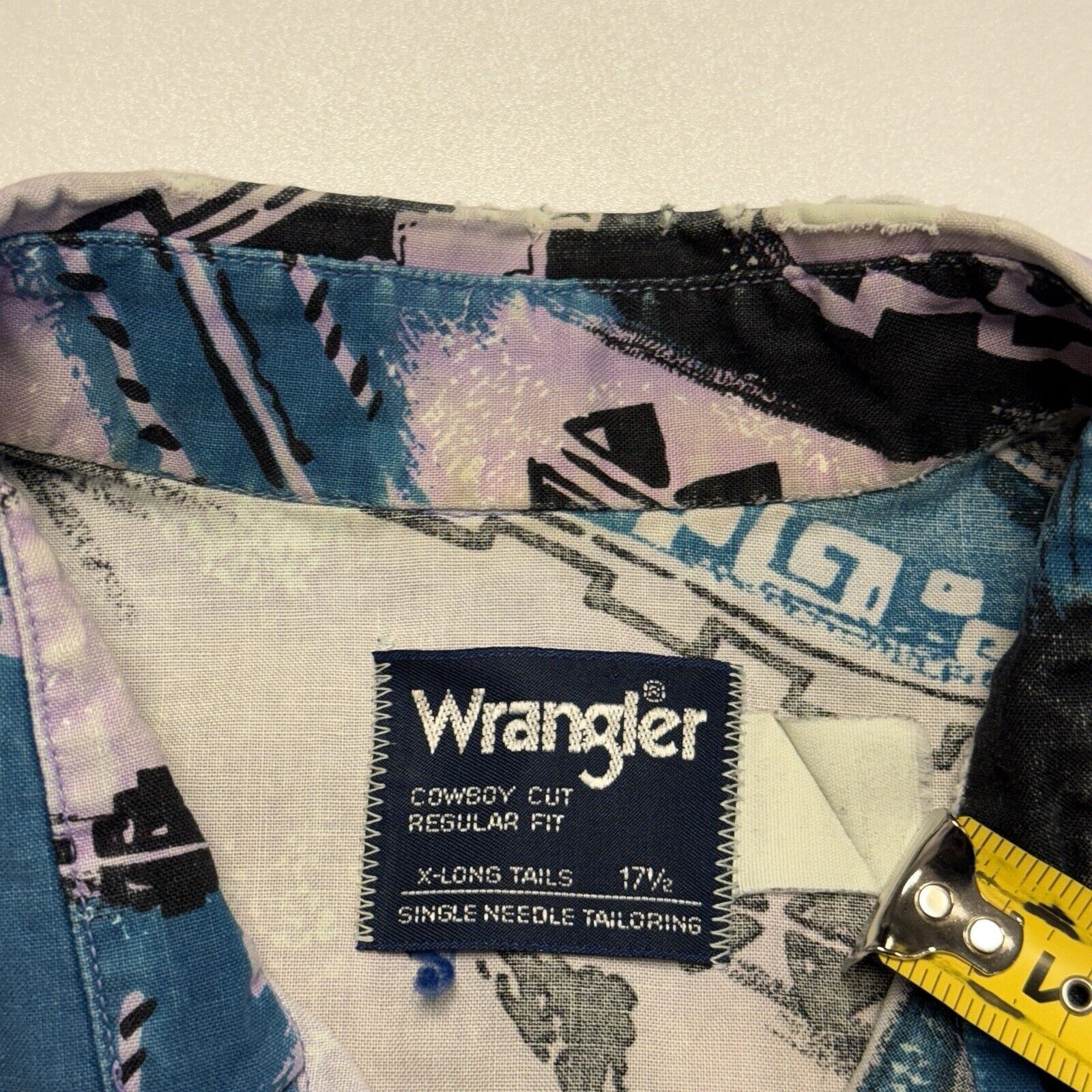 Vintage Vintage Wrangler Button Up Shirt Mens XL Short Sleeve Wester Size US XL / EU 56 / 4 - 11 Thumbnail