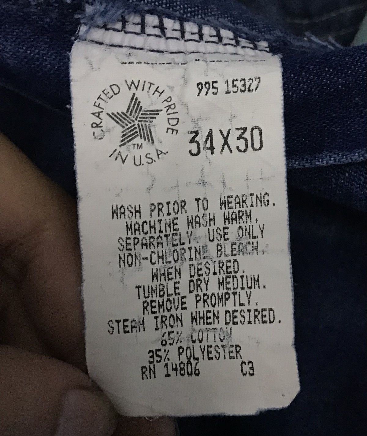Sears × Vintage Vintage Sears Roebucks Denim Pants Size US 32 / EU 48 - 16 Thumbnail