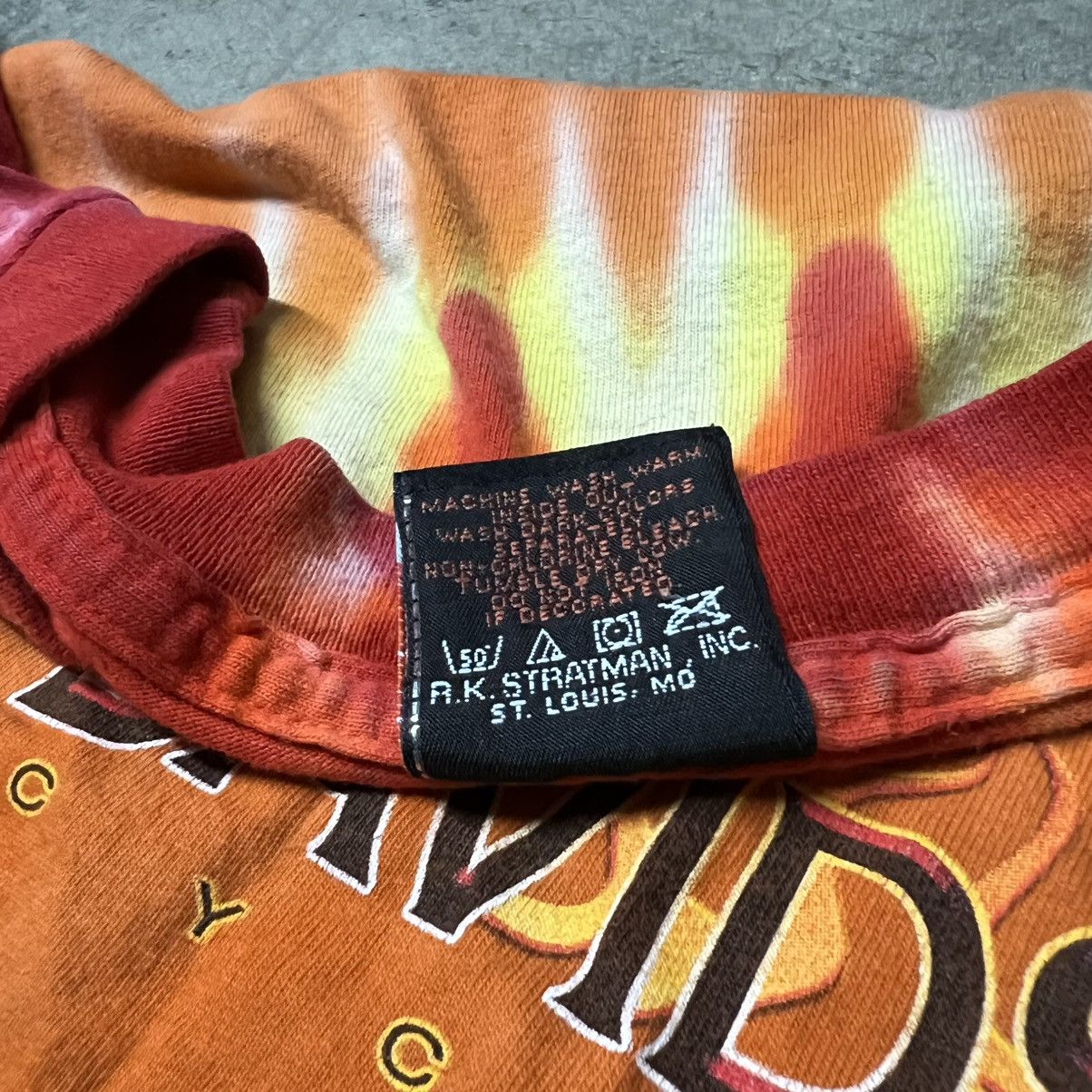 Harley Davidson × Vintage Vintage 2006 Harley Davidson 🇺🇸 Tie-Dye Long-Sleeve T-Shirt Size US XXL / EU 58 / 5 - 8 Thumbnail