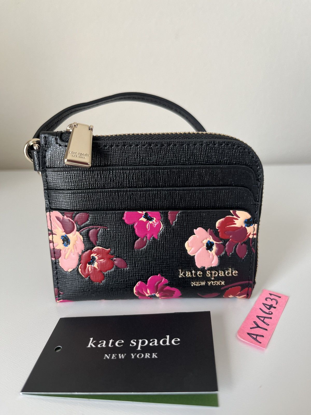 Kate Spade Kate Spade Devin Fall Poppies Coin Card Case Wristlet Size ONE SIZE - 1 Thumbnail