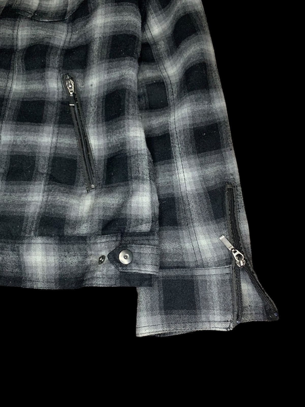 Japanese Brand Splendid 2000s plaid fur jacket Size US L / EU 52-54 / 3 - 5 Thumbnail