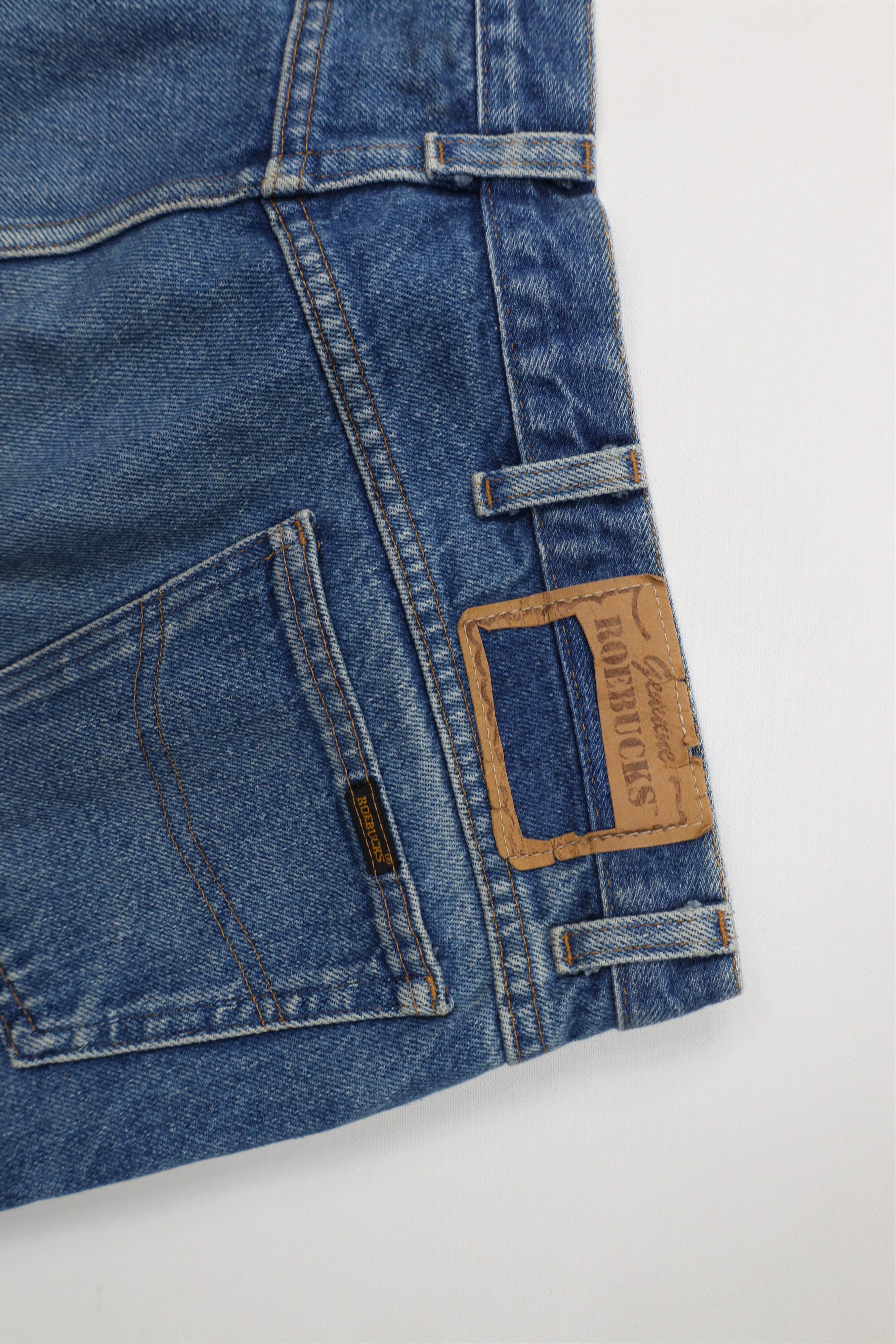 Vintage Vintage 80s 90s Streetwear Flared Wide Leg Denim Jeans Blue Size US 40 / EU 56 - 15 Thumbnail