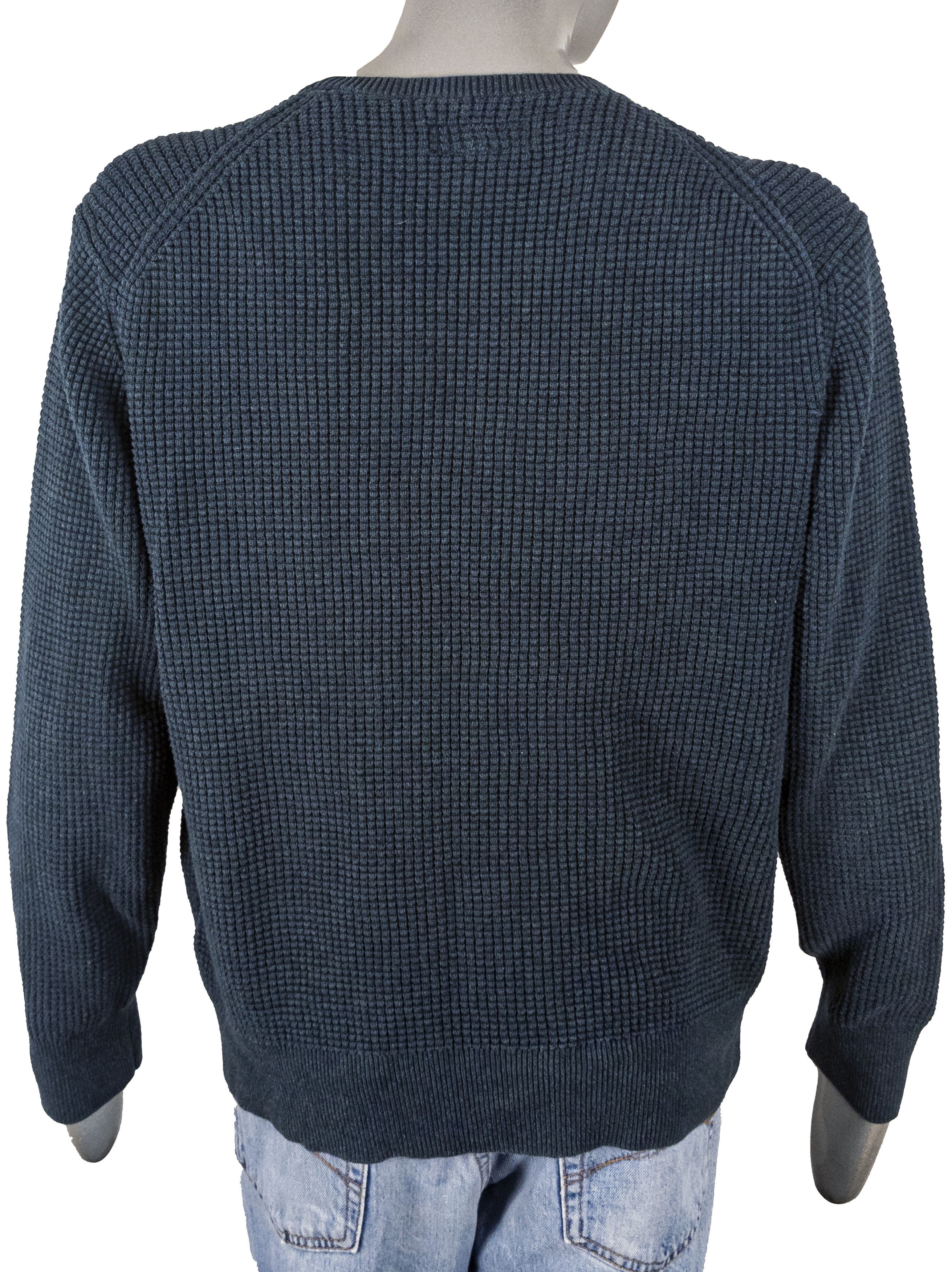 Allsaints Allsaints Vintage Mens Knit Ribbed Blue Sweater Y2K XL Size US XL / EU 56 / 4 - 5 Thumbnail