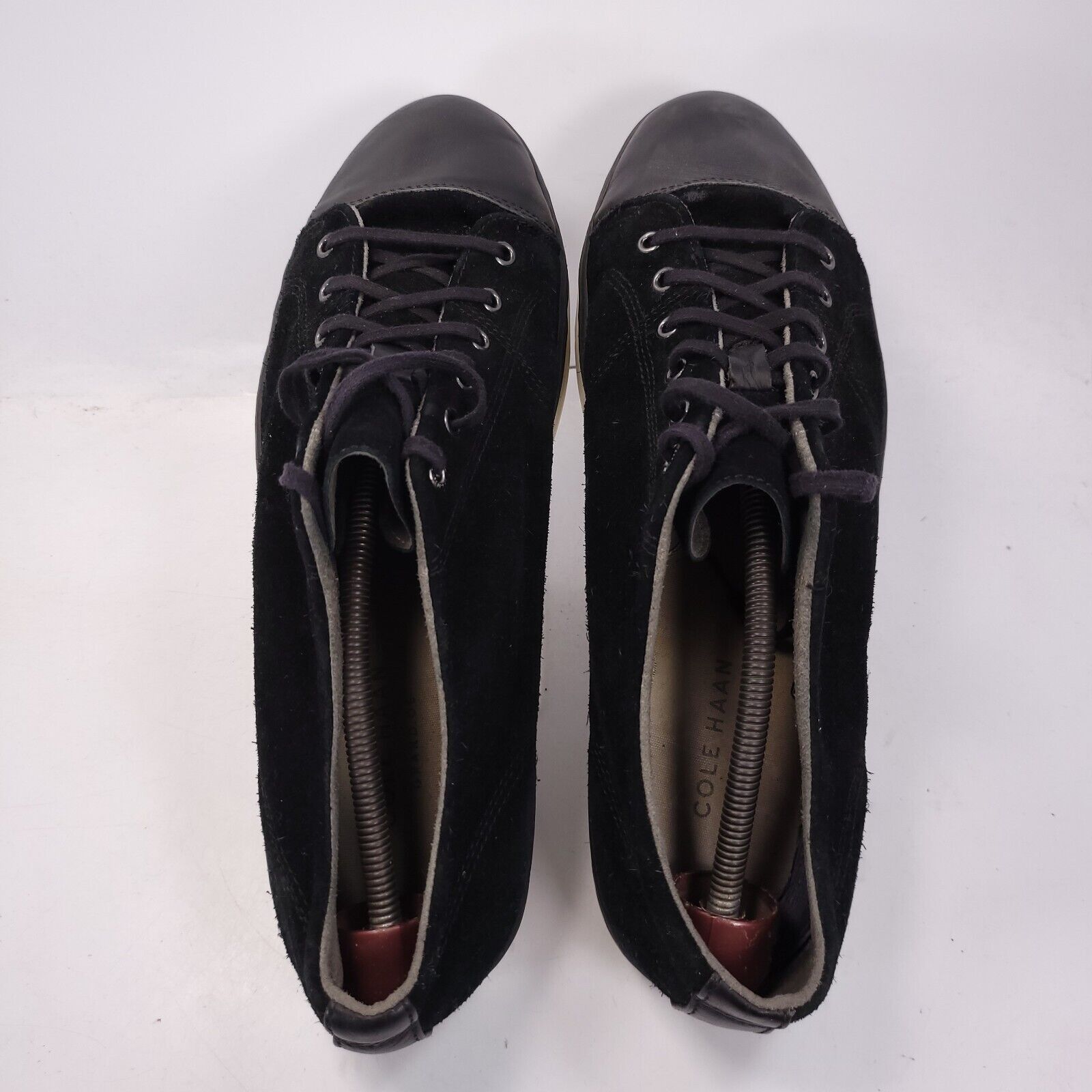 Cole Haan Cole Haan Grand OS Suede Shoe Mens Size 12 Black White Size US 12 / EU 45 - 4 Thumbnail