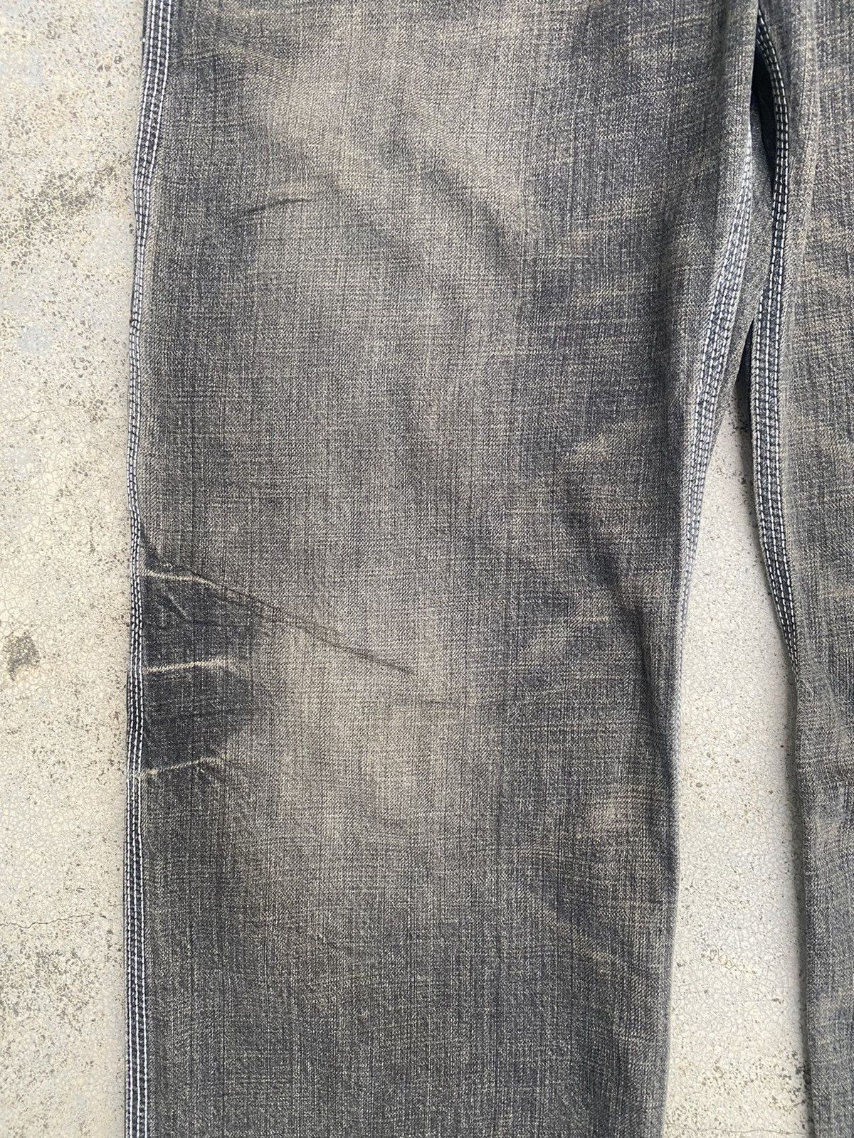 Edwin × Japanese Brand × Vintage Vintage y2k Edwin XV-S Faded Buckel Jeans Size US 33 - 9 Thumbnail