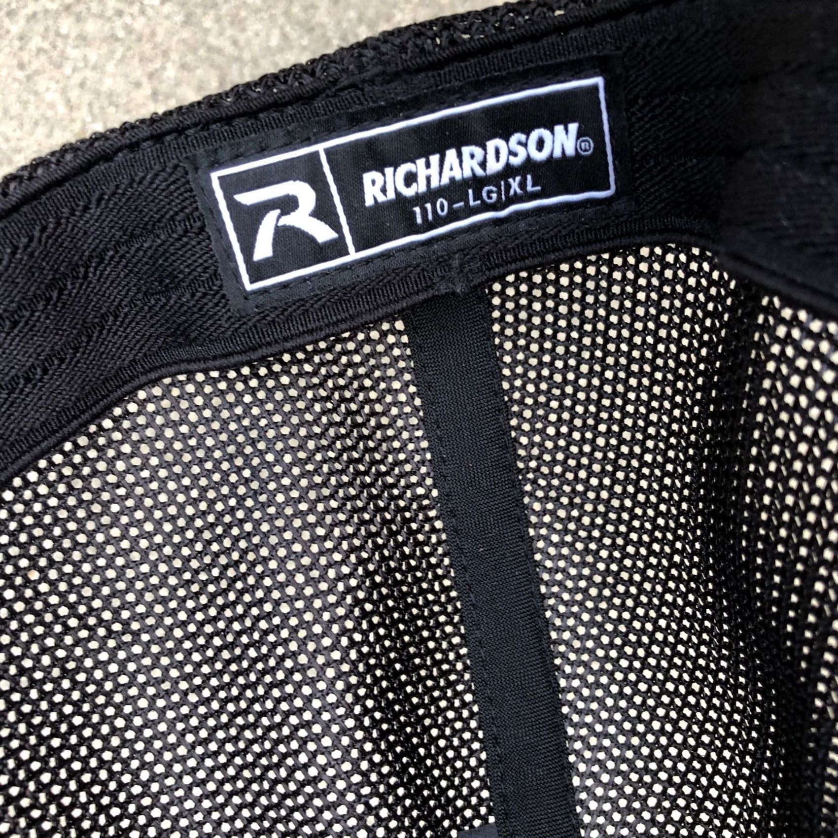 Vintage RICHARDSON Trucker Hat Men's L/XL Fitted Cap Black 1969-2024 Mr. Crane 55 Vintage? Size ONE SIZE - 4 Thumbnail