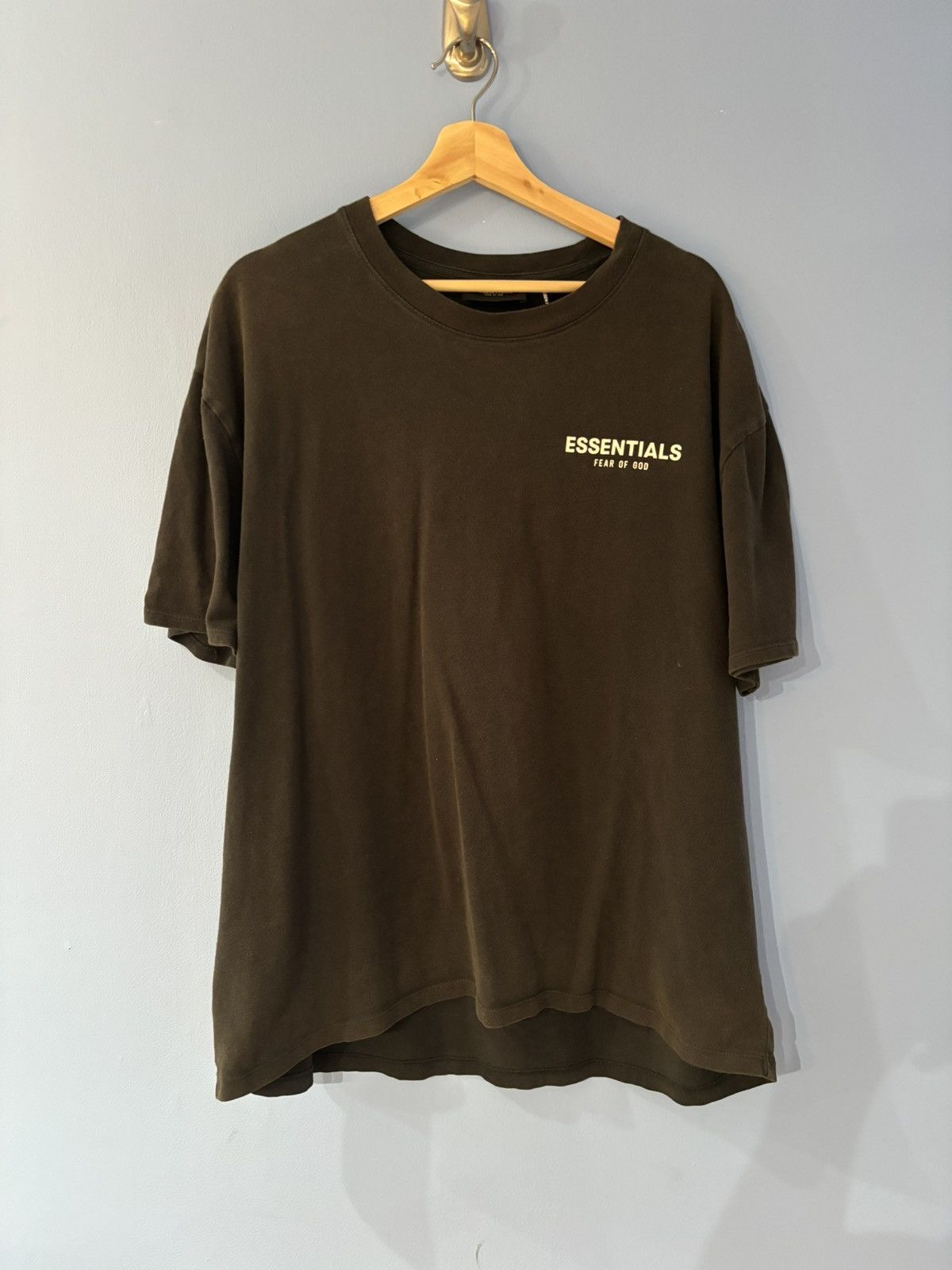 image of Fear Of God Essentials Photo Tee in Black, Men's (Size XL)