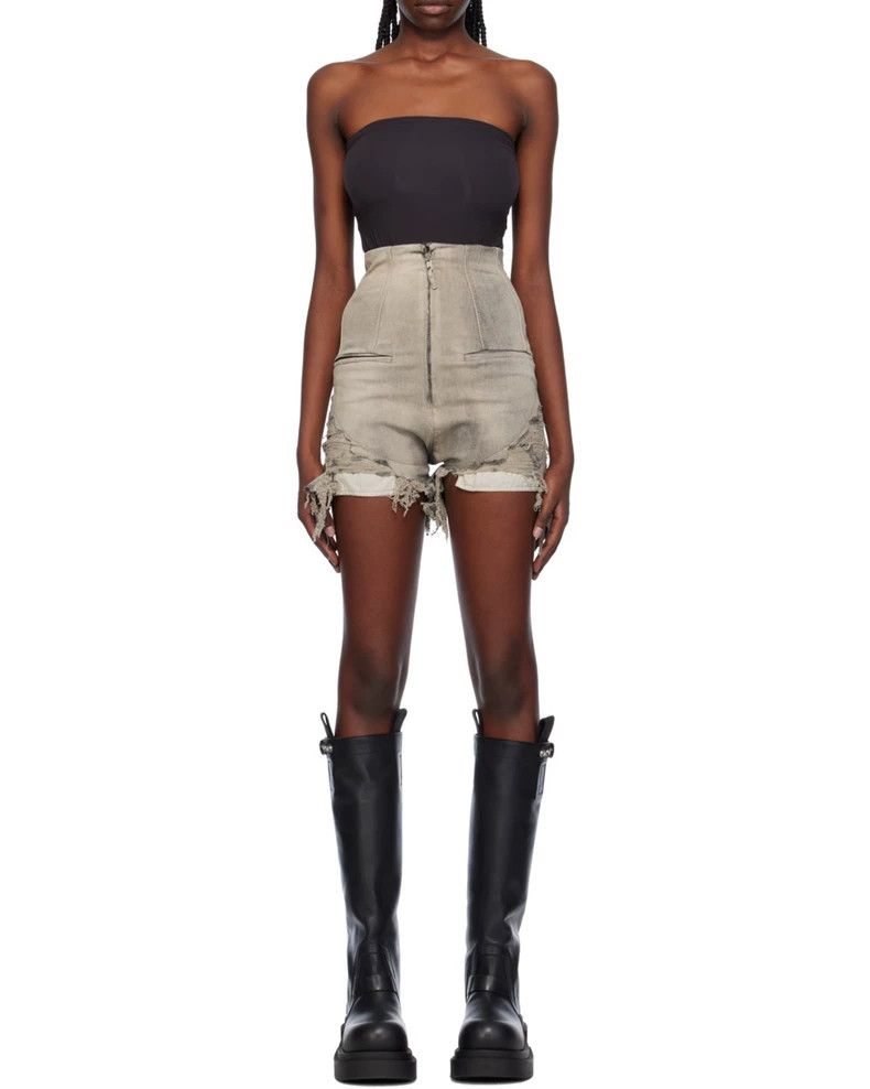 Rick Owens Rick Owens Denim Fringed Destruction Shorts Size 25" / US 0 / IT 36 - 4 Thumbnail