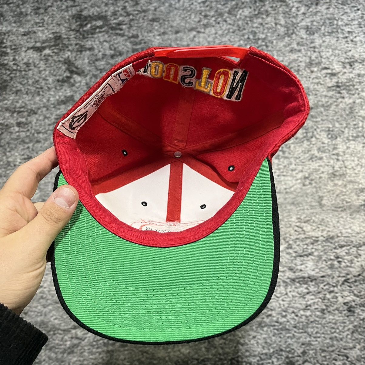 NBA VINTAGE 90s HOUSTON ROCKETS WOOL NBA SNAPBACK HAT Size ONE SIZE - 4 Thumbnail