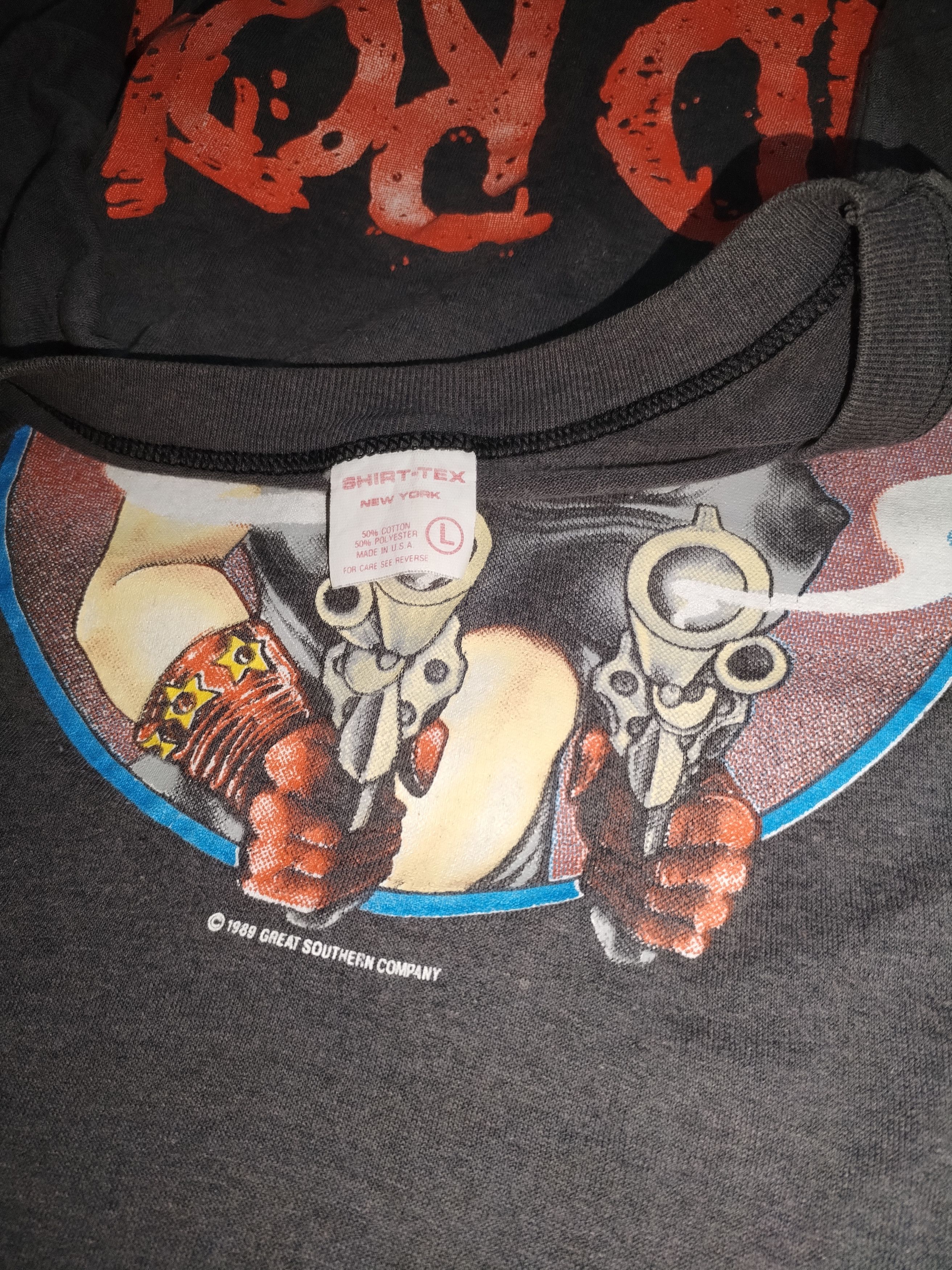 Band Tees Vintage Skid Row Big Guns Blew Me Away 1989 Size US M / EU 48-50 / 2 - 4 Thumbnail