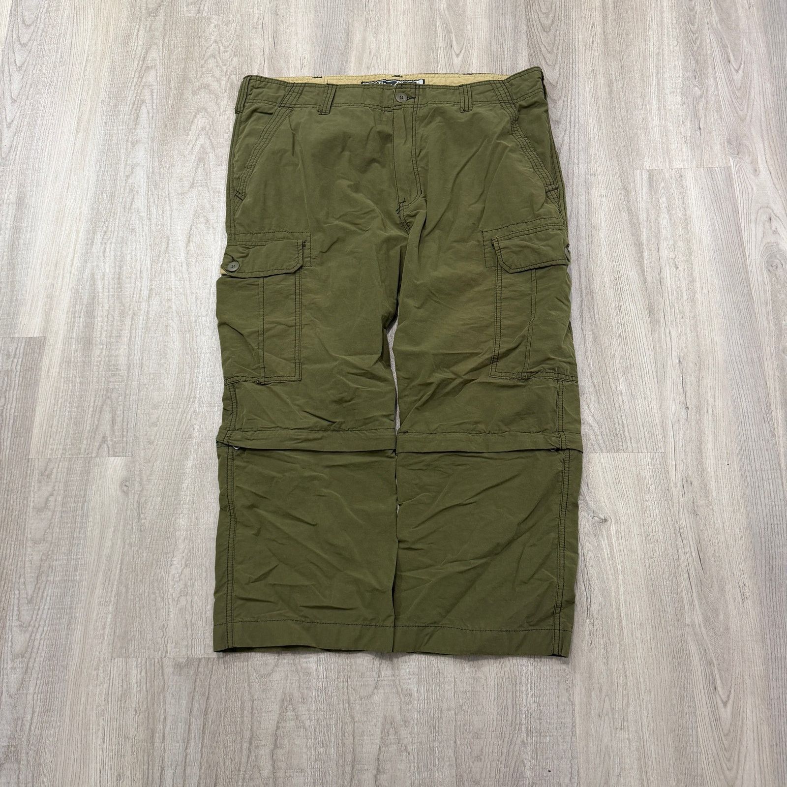 Vintage Vintage Wear First Cargo Pants 38x30 (Fits 38x25) Cropped Size US 38 / EU 54 - 2 Thumbnail