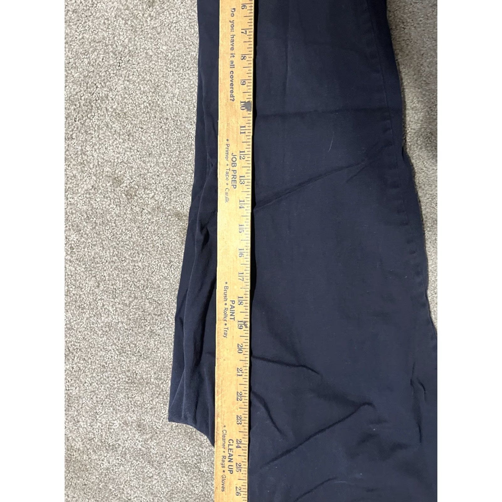 Ann Taylor Ann Taylor Capri Pants Women 10 Navy Blue Stretch Cropped Capris Pockets Regular Size 32" / US 10 / IT 46 - 6 Thumbnail
