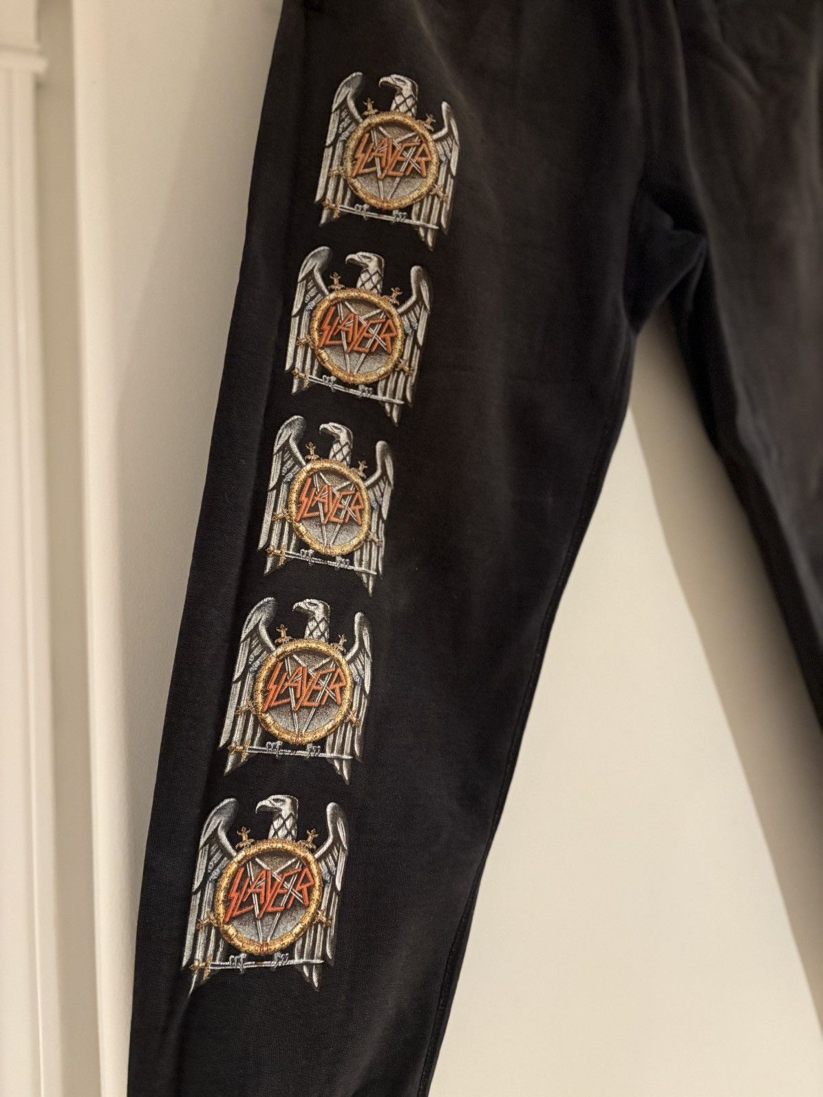 Supreme Supreme x Slayer Sweatpants (black) Size US 27 - 2 Thumbnail